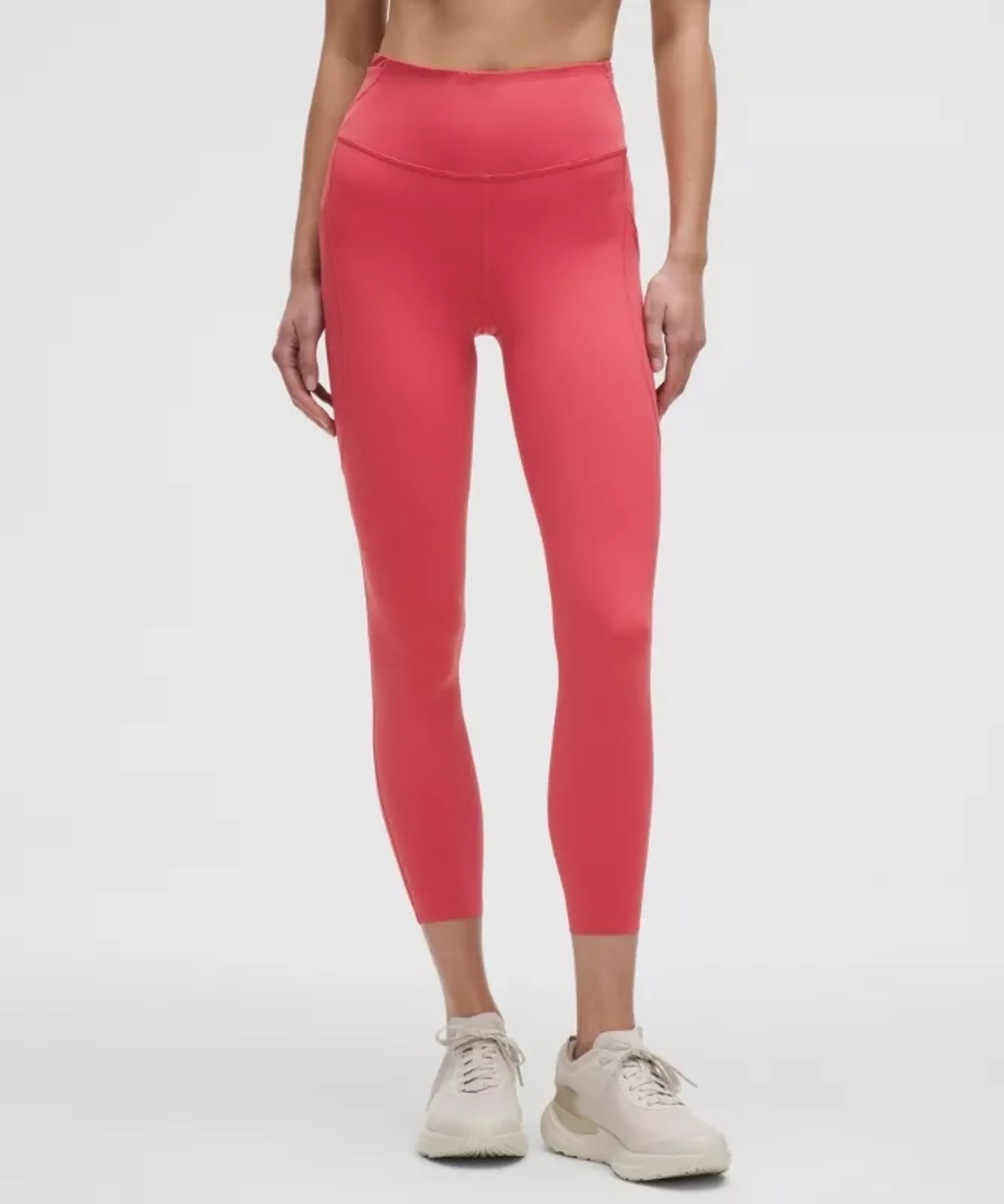 lululemon IE lululemon – Women's Fast and Free High-Rise Tight Leggings 25” Pockets – Color Red – Size 8