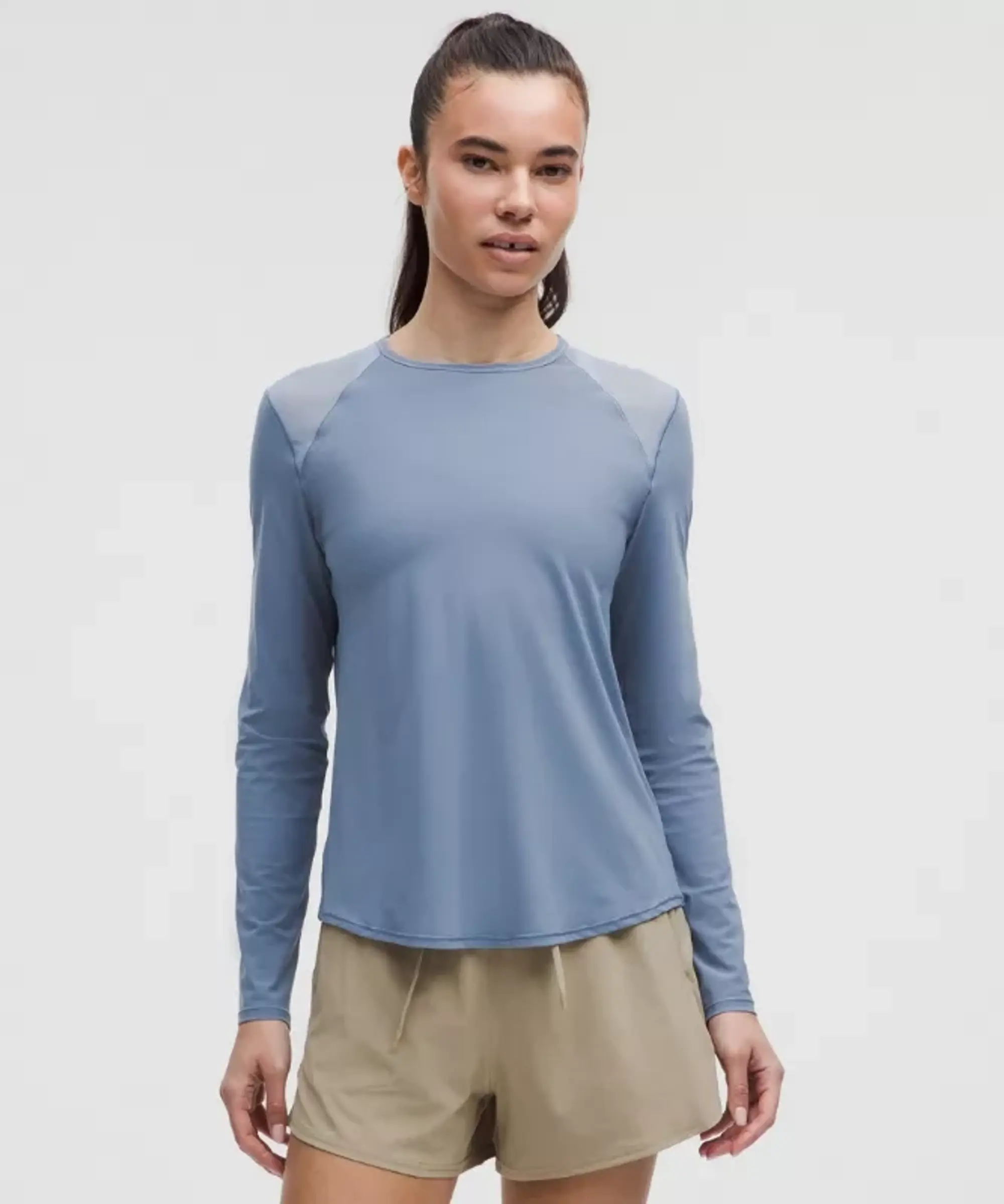 lululemon IE lululemon – Women's Sculpt Long-Sleeve Shirt – Color Blue – Size 8