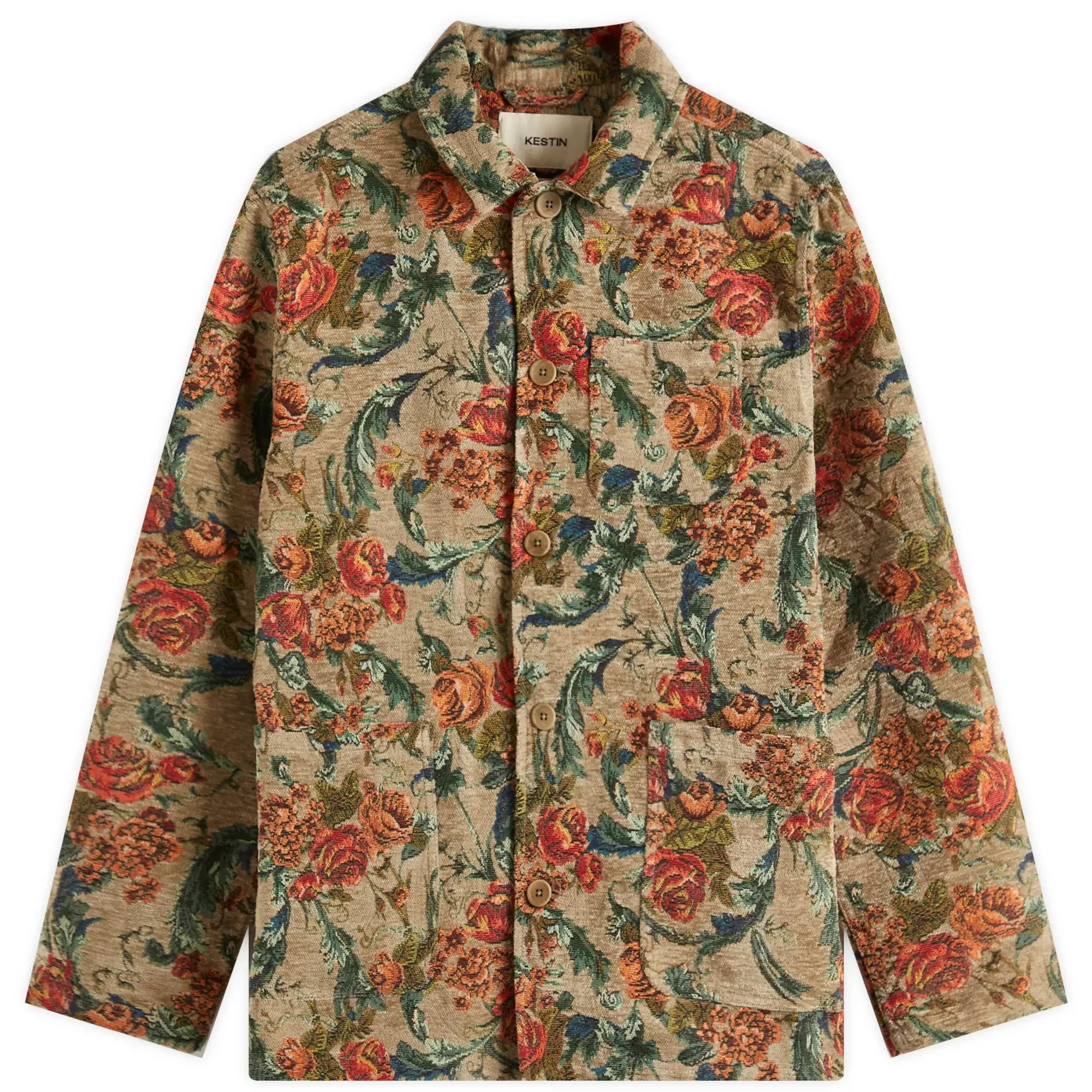 Kestin Men's Ormiston Jacket Light Olive Floral
