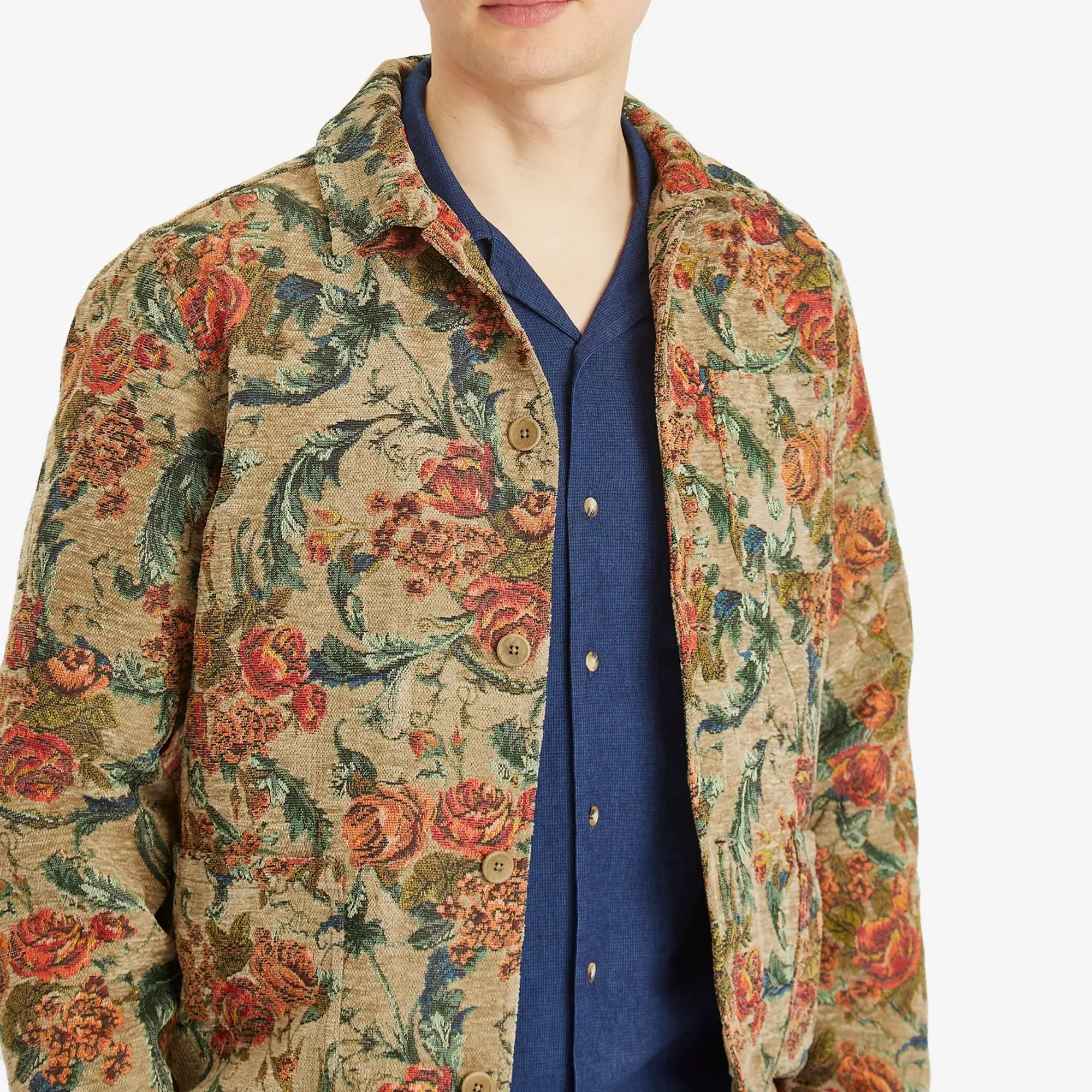 Kestin Men's Ormiston Jacket Light Olive Floral