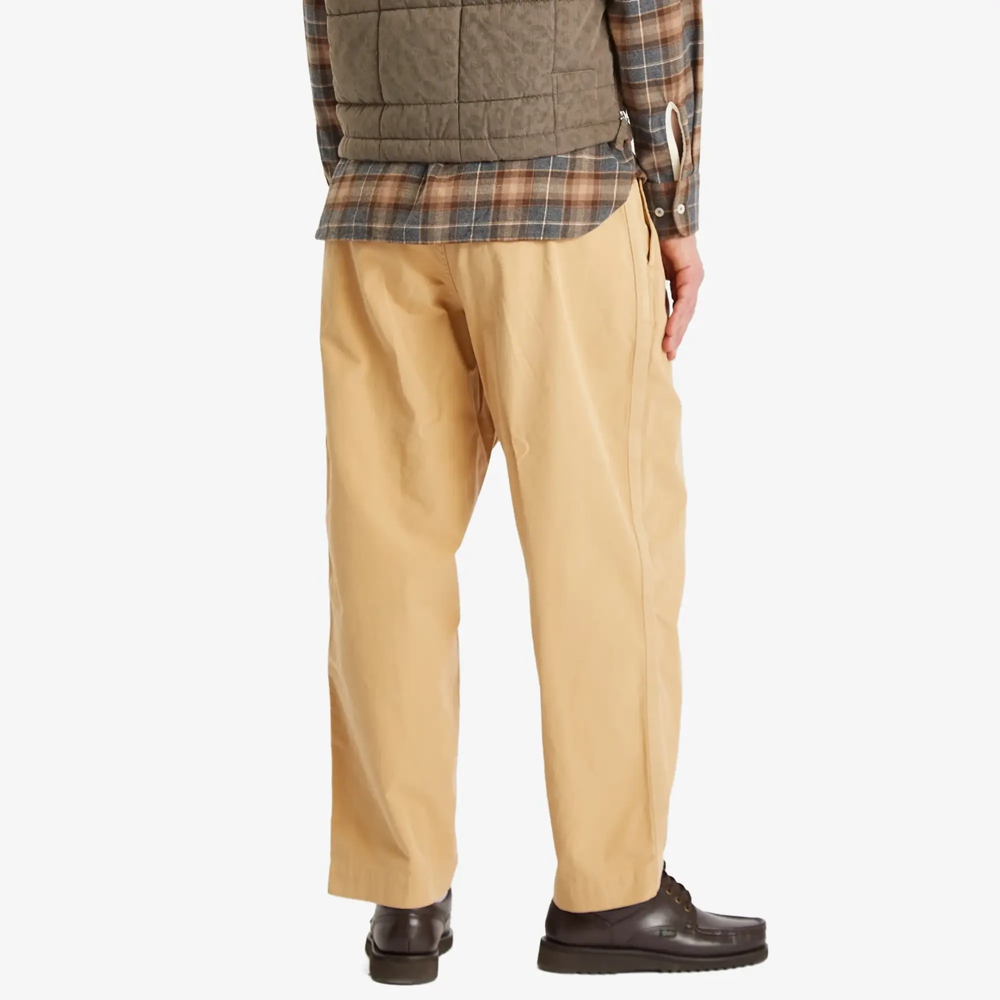 Universal Works Men's Summer Canvas Oxford Pant Dark Sand