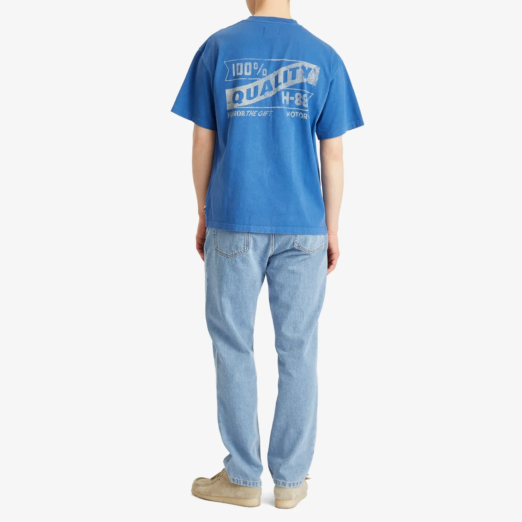 Honor the Gift Men's Vintage Oil T-Shirt Blue