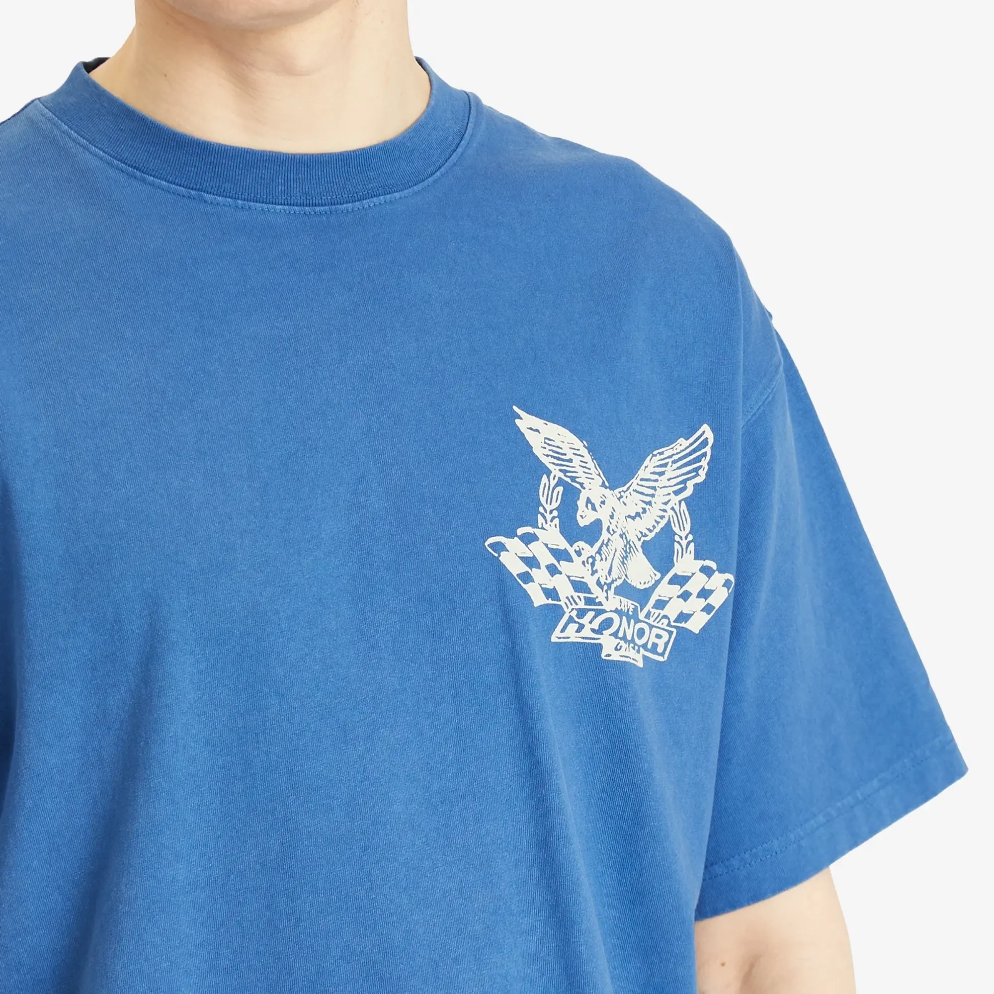Honor the Gift Men's Vintage Oil T-Shirt Blue