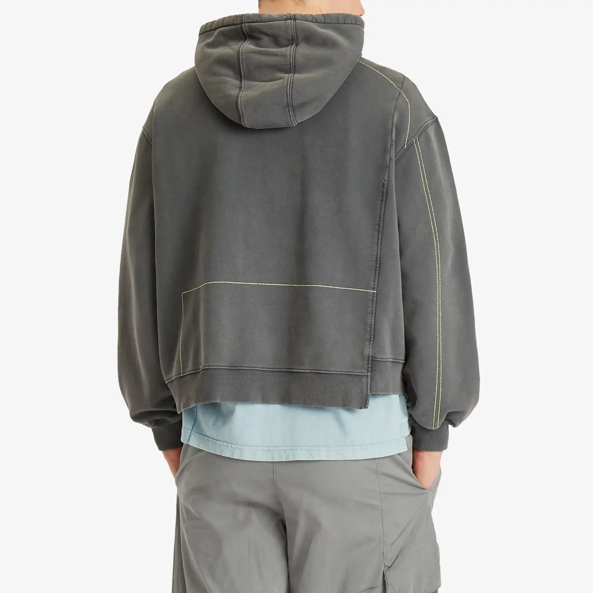 A-COLD-WALL* Men's Oblique Hoodie Grey Slate