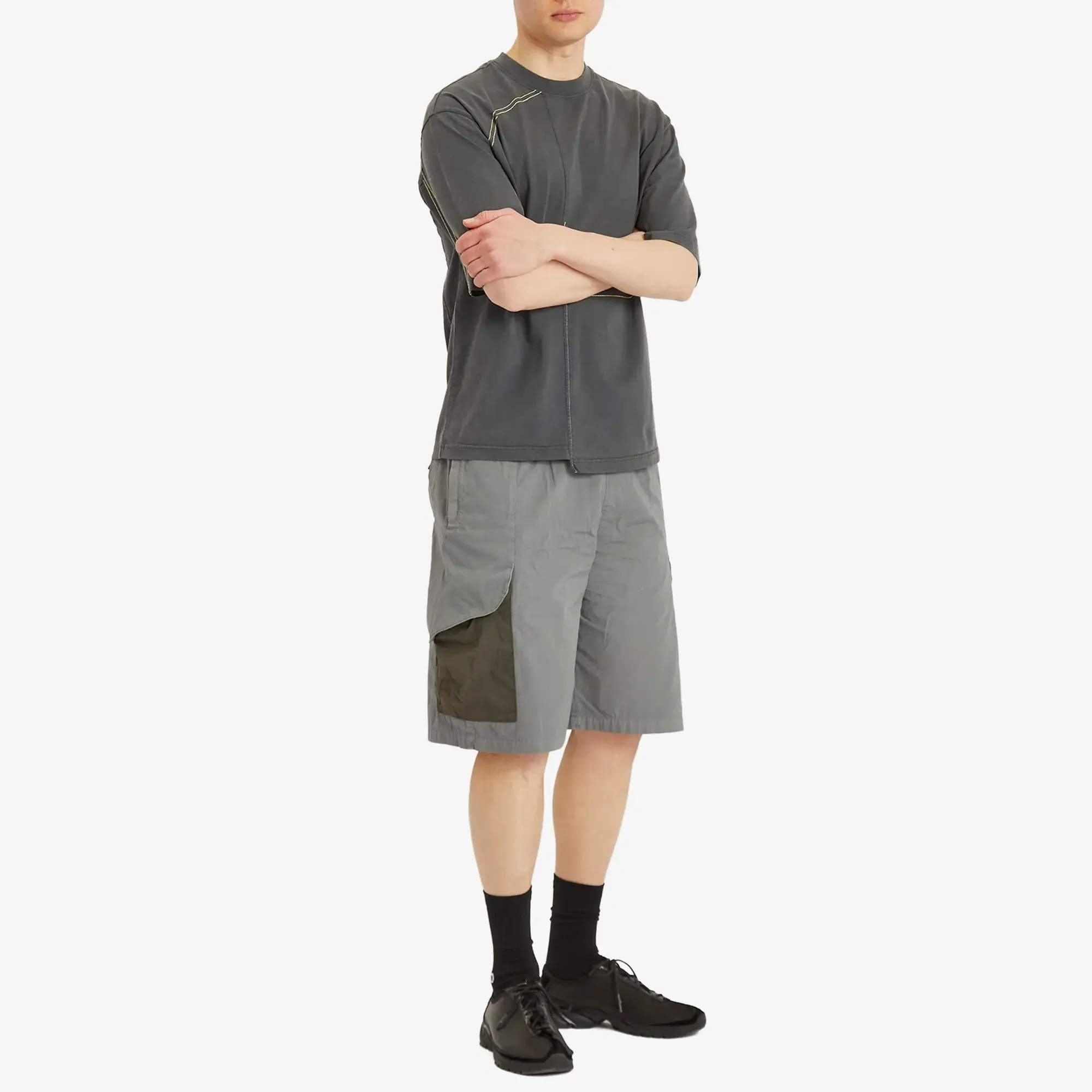 A-COLD-WALL* Men's Brunswick Cargo Shorts Grey Stone