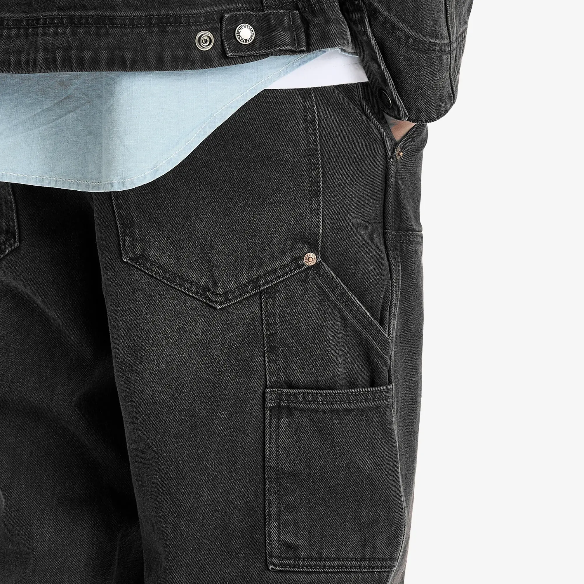 thisisneverthat Men's Denim Carpenter Pant Black