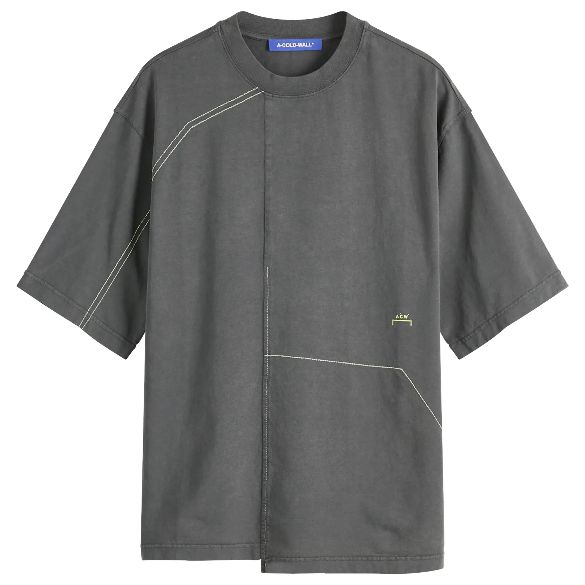 A-COLD-WALL* Men's Oblique T-Shirt Grey Slate