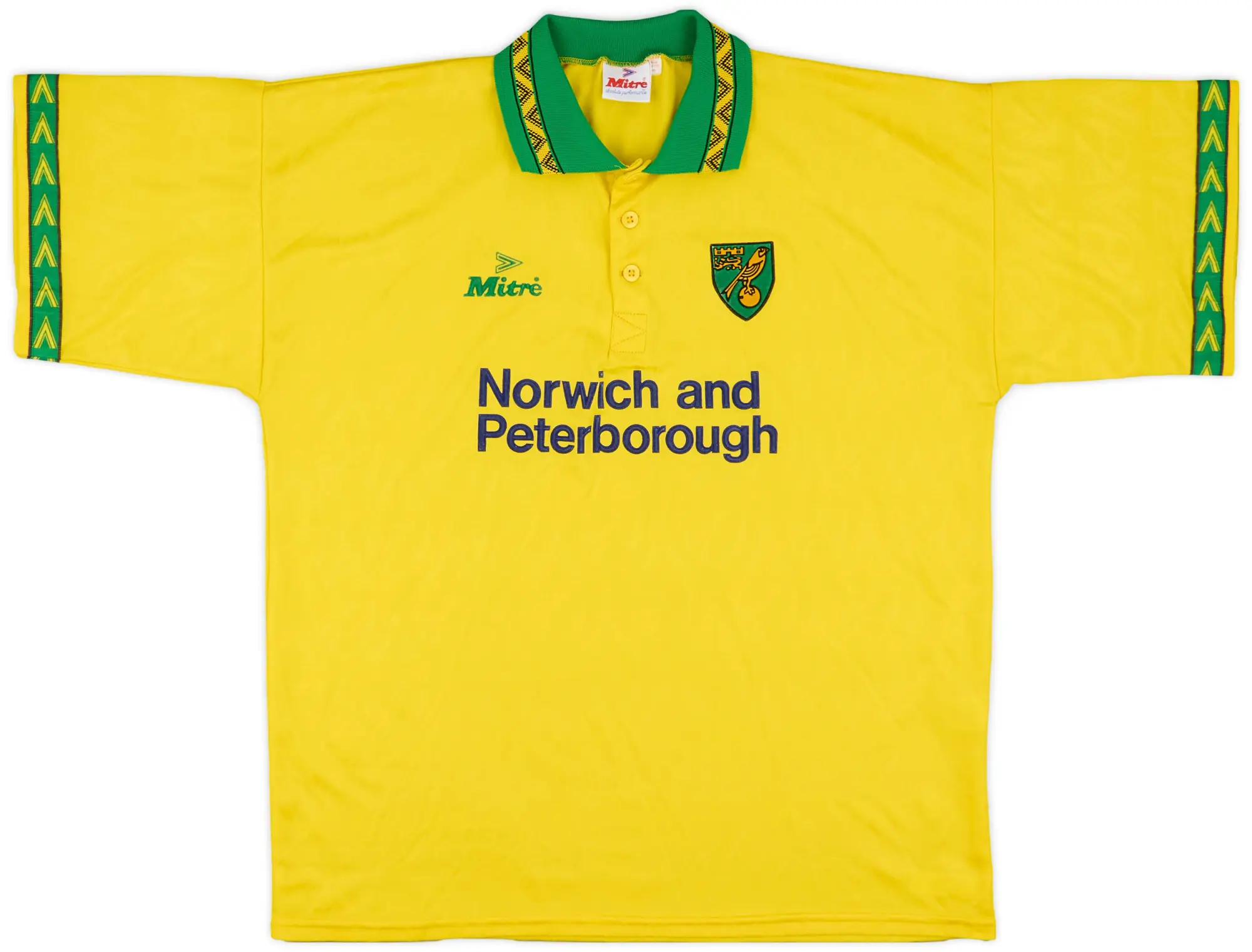 1994-96 Norwich Home Shirt - 9/10 - (XL)