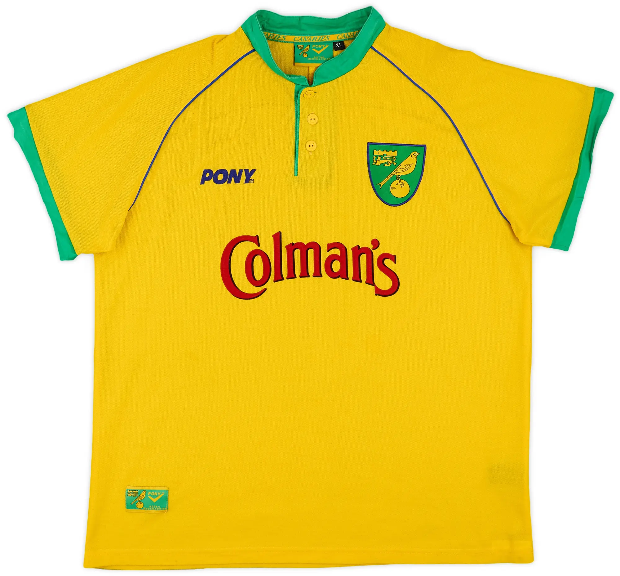 1997-99 Norwich Home Shirt - 9/10 - (XL)