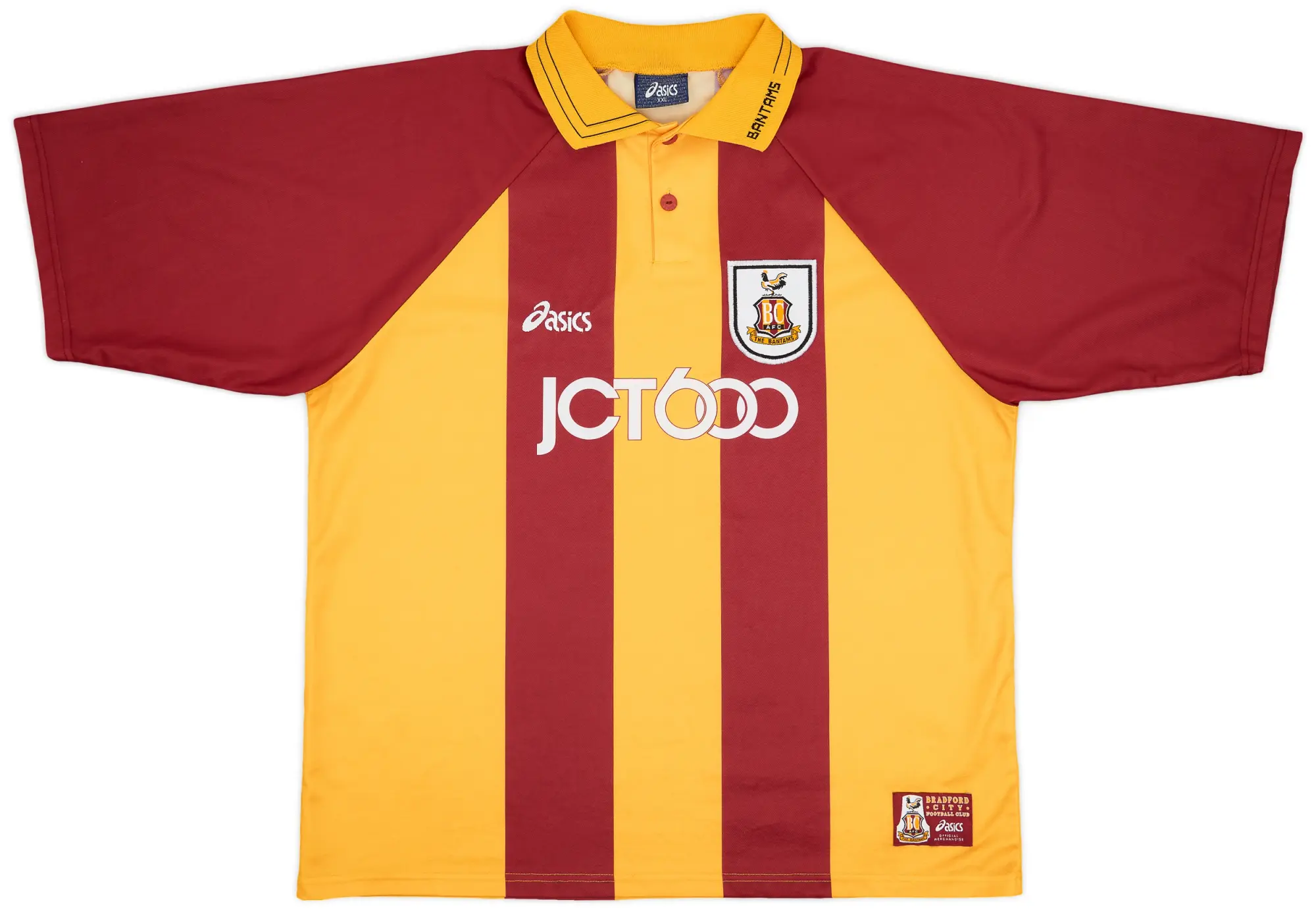 Asics 1999-01 Bradford Home Shirt - 9/10 - (XXL)