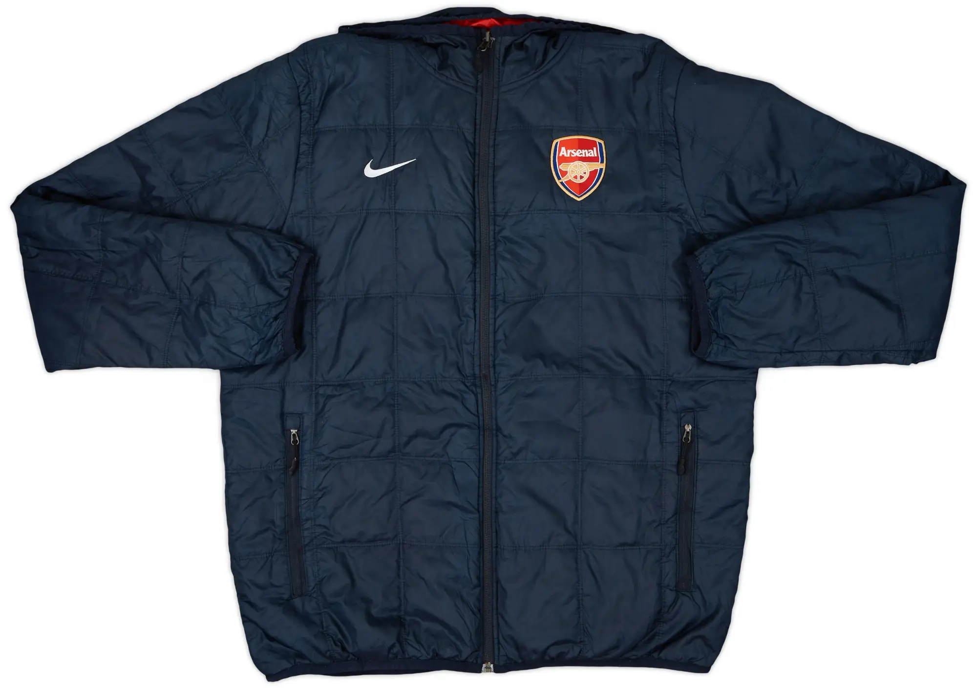 2012-13 Arsenal Nike Padded Reversible Bench Coat - 9/10 - (L)