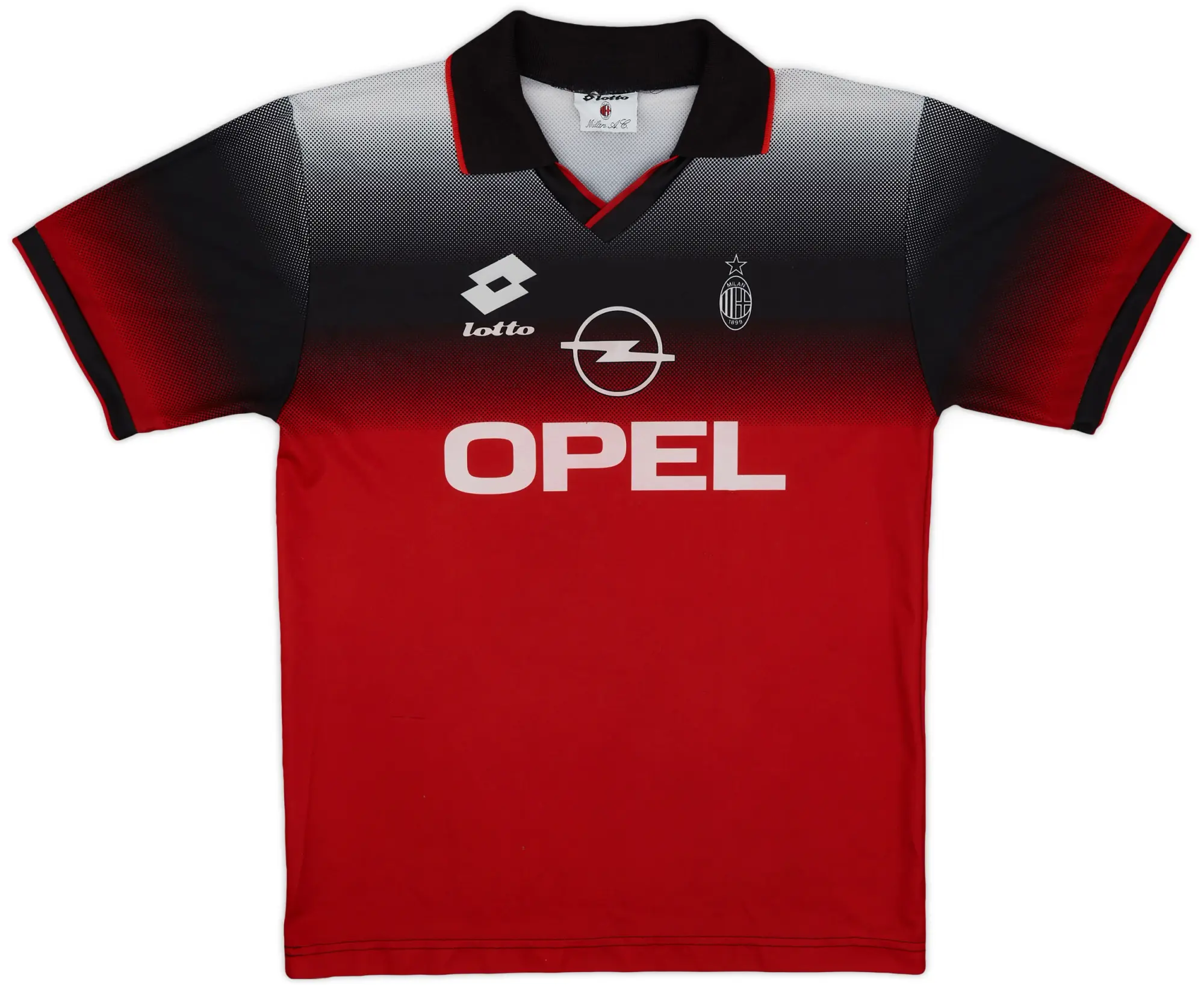 1996-97 AC Milan Lotto Training Shirt - 7/10 - (M)