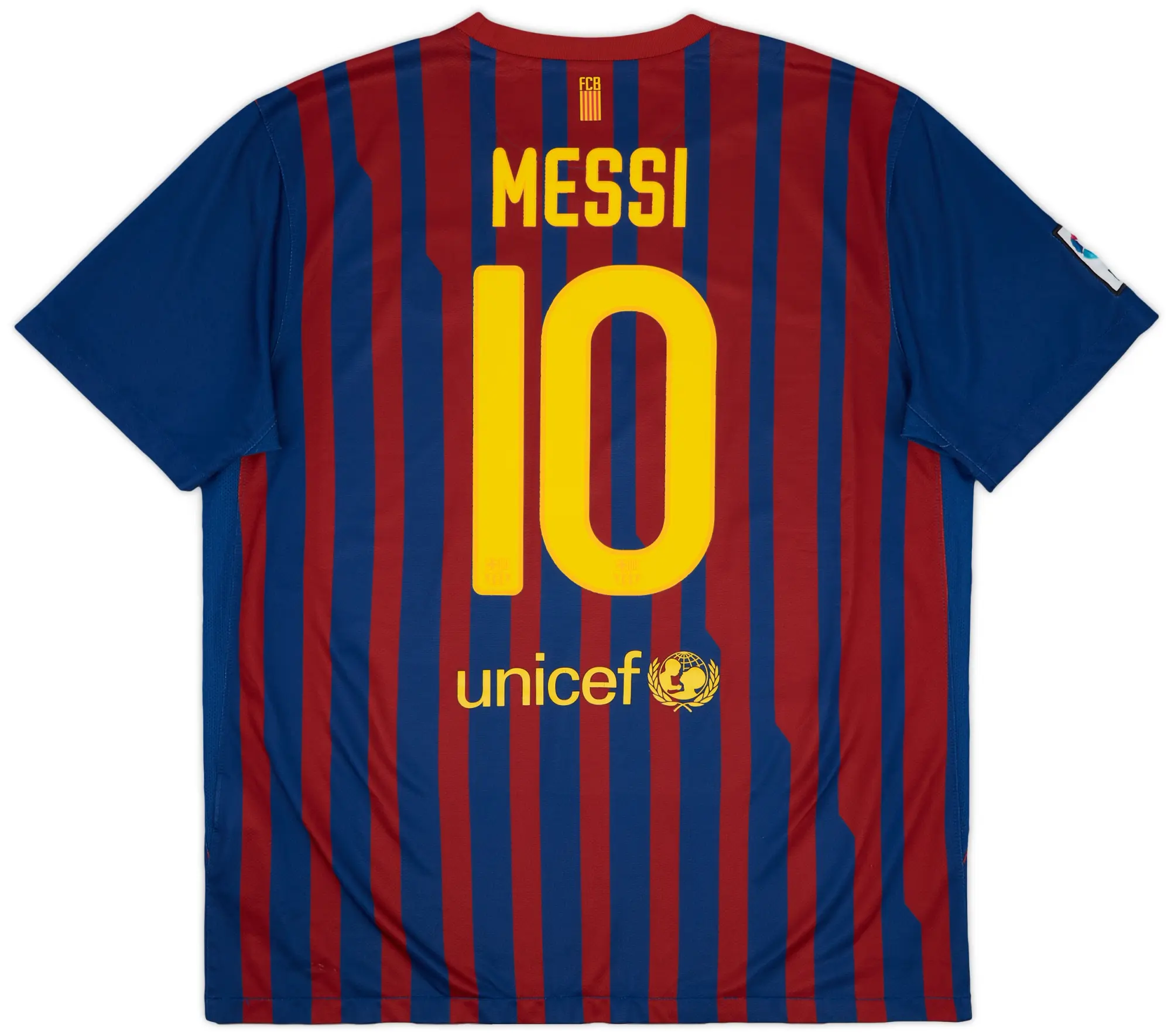 Nike 2011-12 Barcelona Home Shirt Messi #10 - 9/10 - (XL)