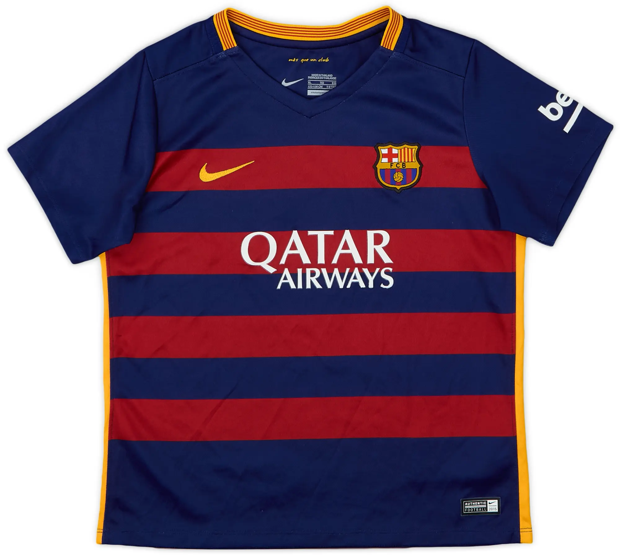 Nike 2015-16 Barcelona Home Shirt - 9/10 - (7-8 Years)