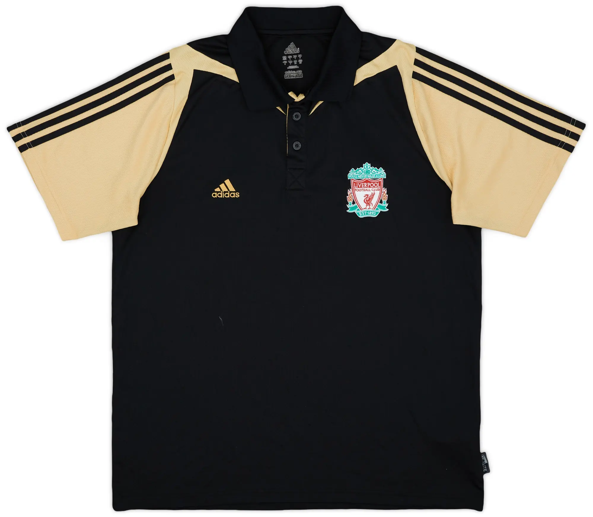 2007-08 Liverpool adidas Polo Shirt - 8/10 - (L)