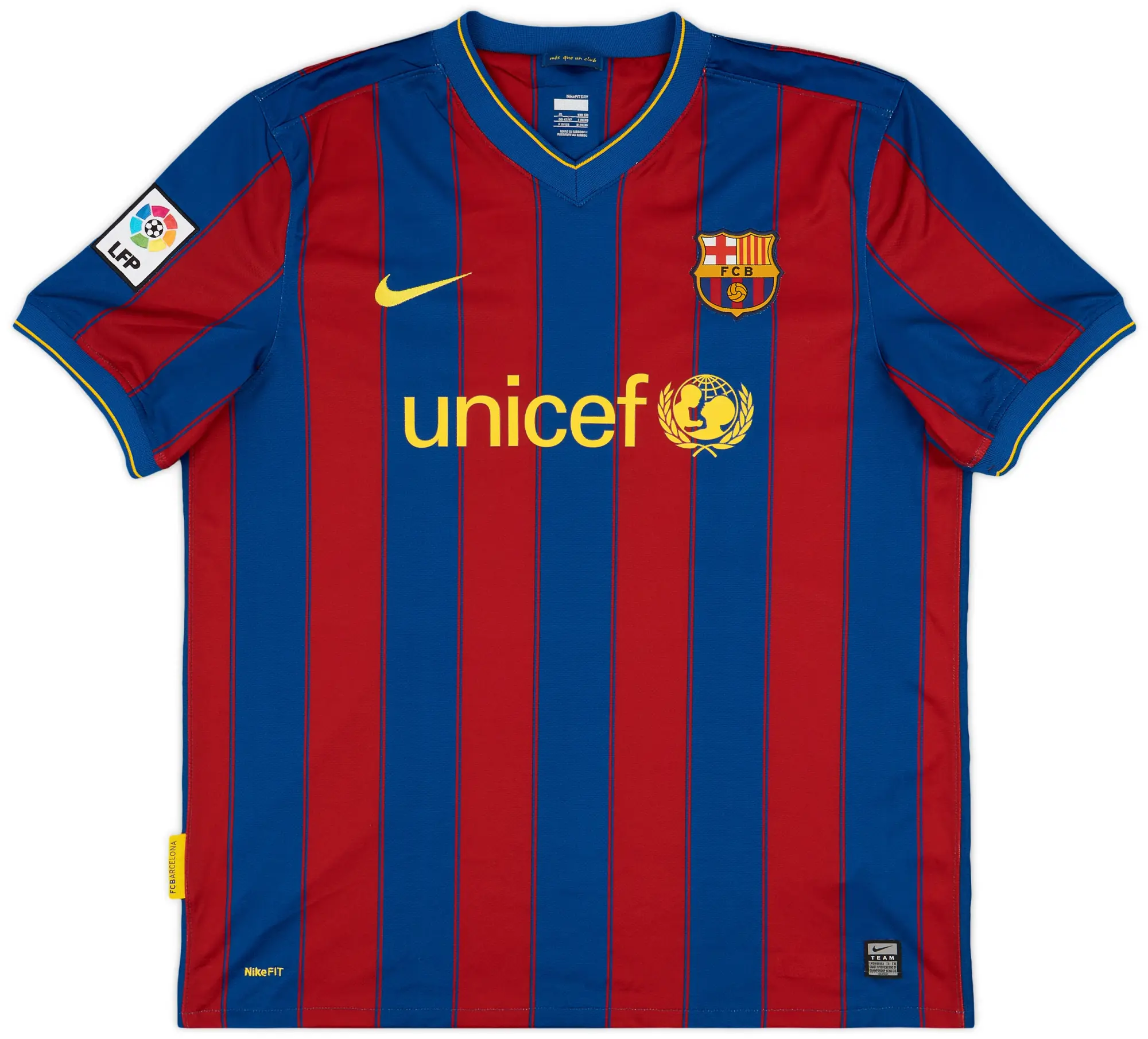 Nike 2009-10 Barcelona Home Shirt - 5/10 - (XL)