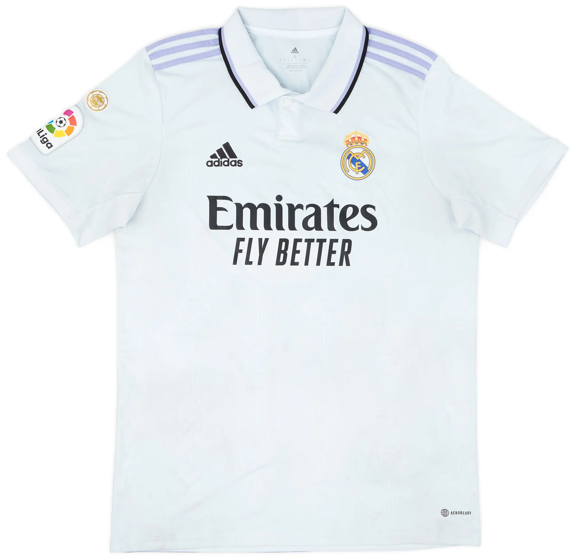 adidas 2022-23 Real Madrid Home Shirt - 5/10 - (L)