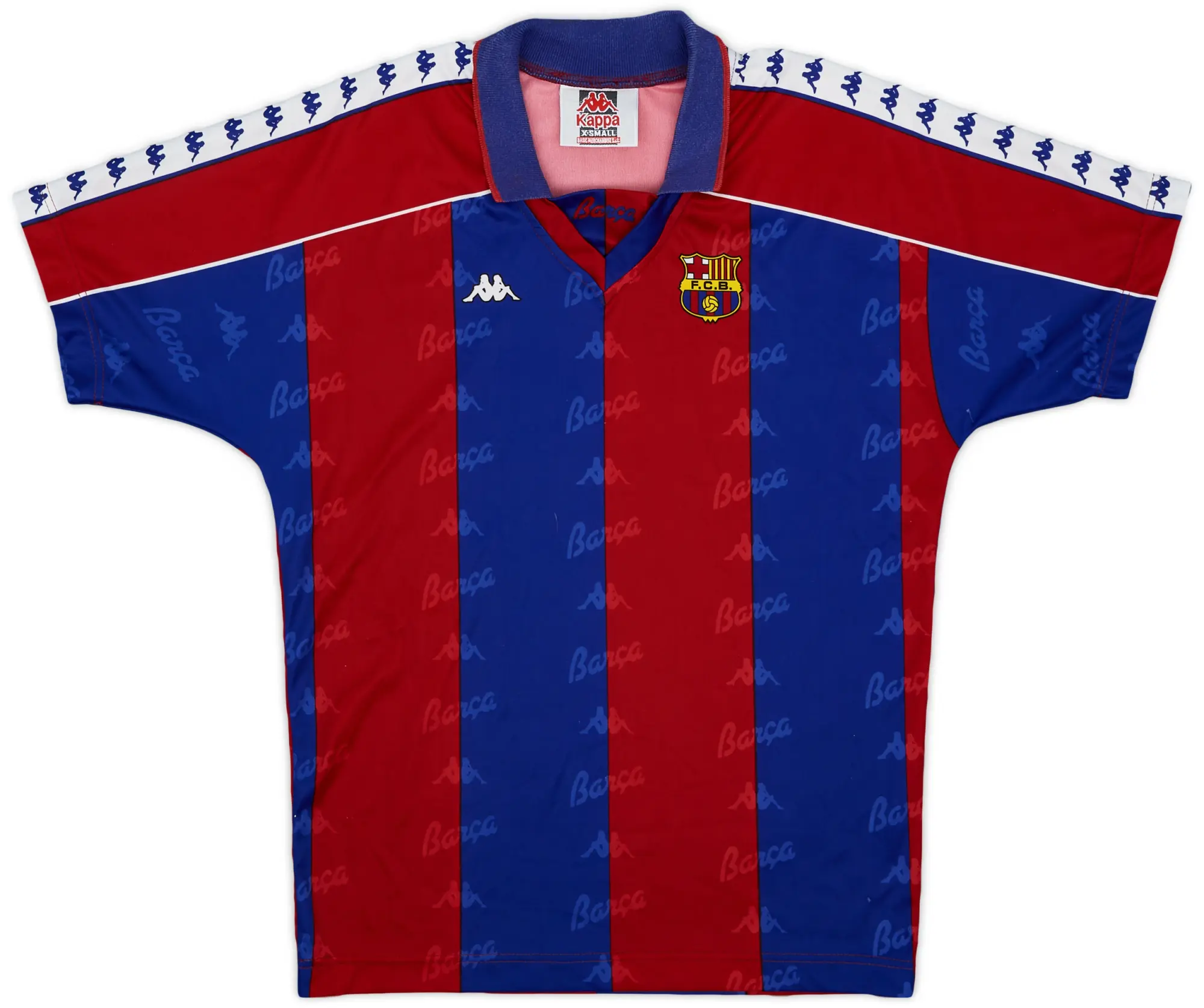 Kappa 1992-95 Barcelona Basic Home Shirt - 9/10 - (XS)