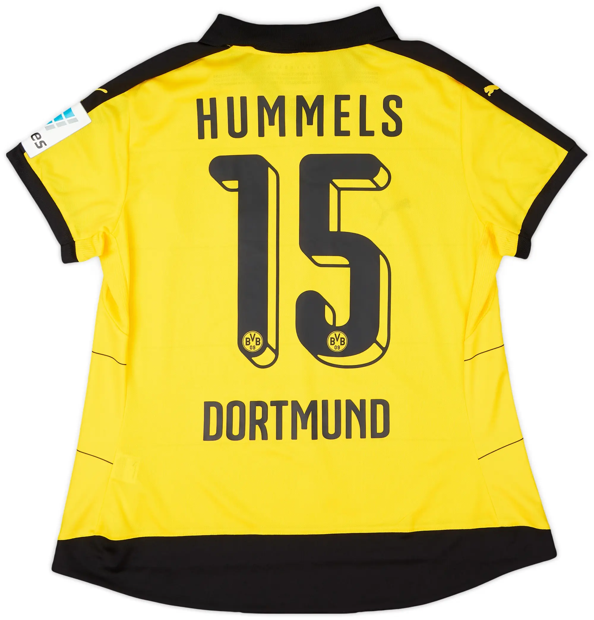 Puma 2015-16 Borussia Dortmund Home Shirt Hummels #15 (Women's XXL)