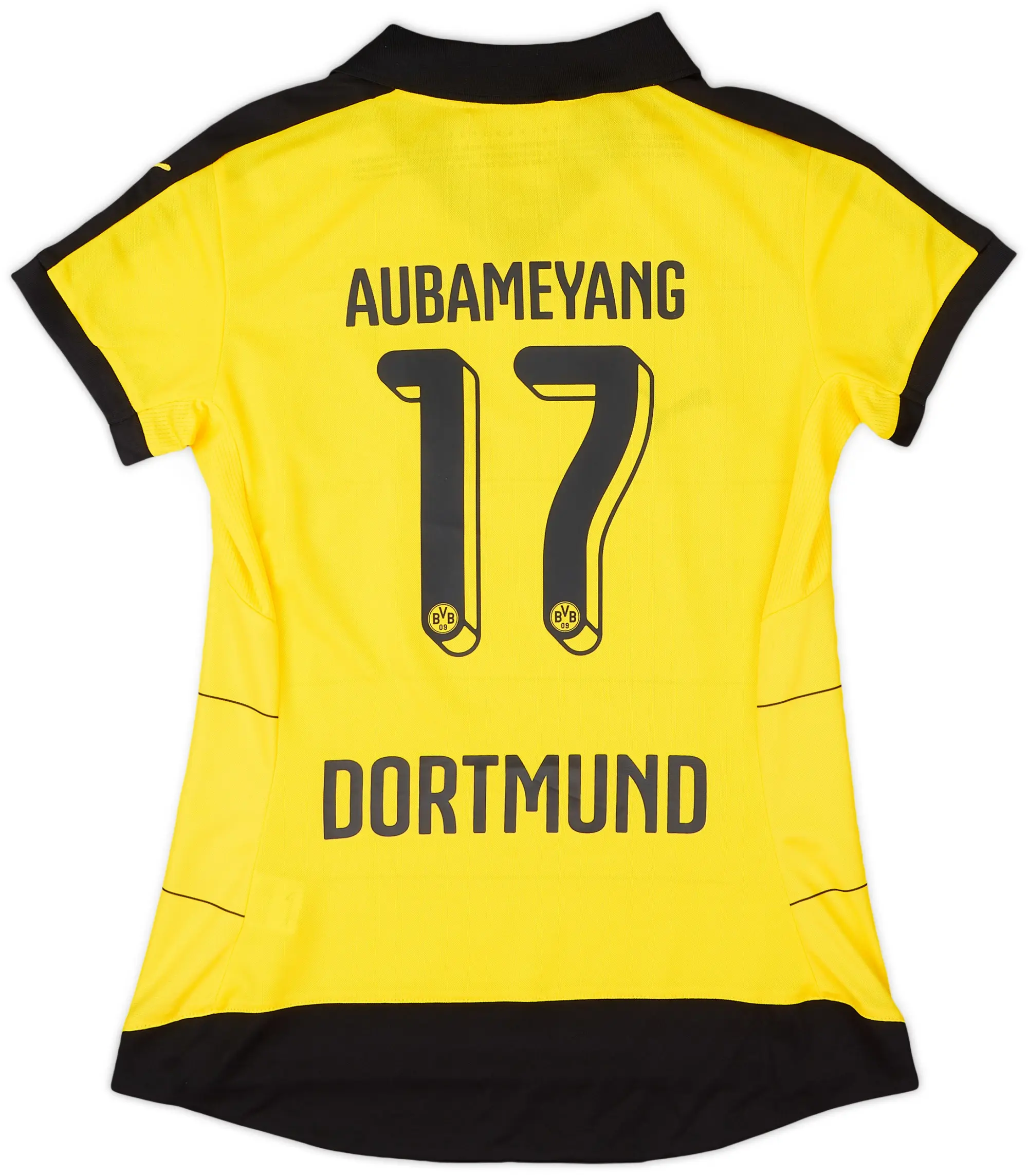 Puma 2015-16 Borussia Dortmund Home Shirt Aubameyang #17 (Women's S)