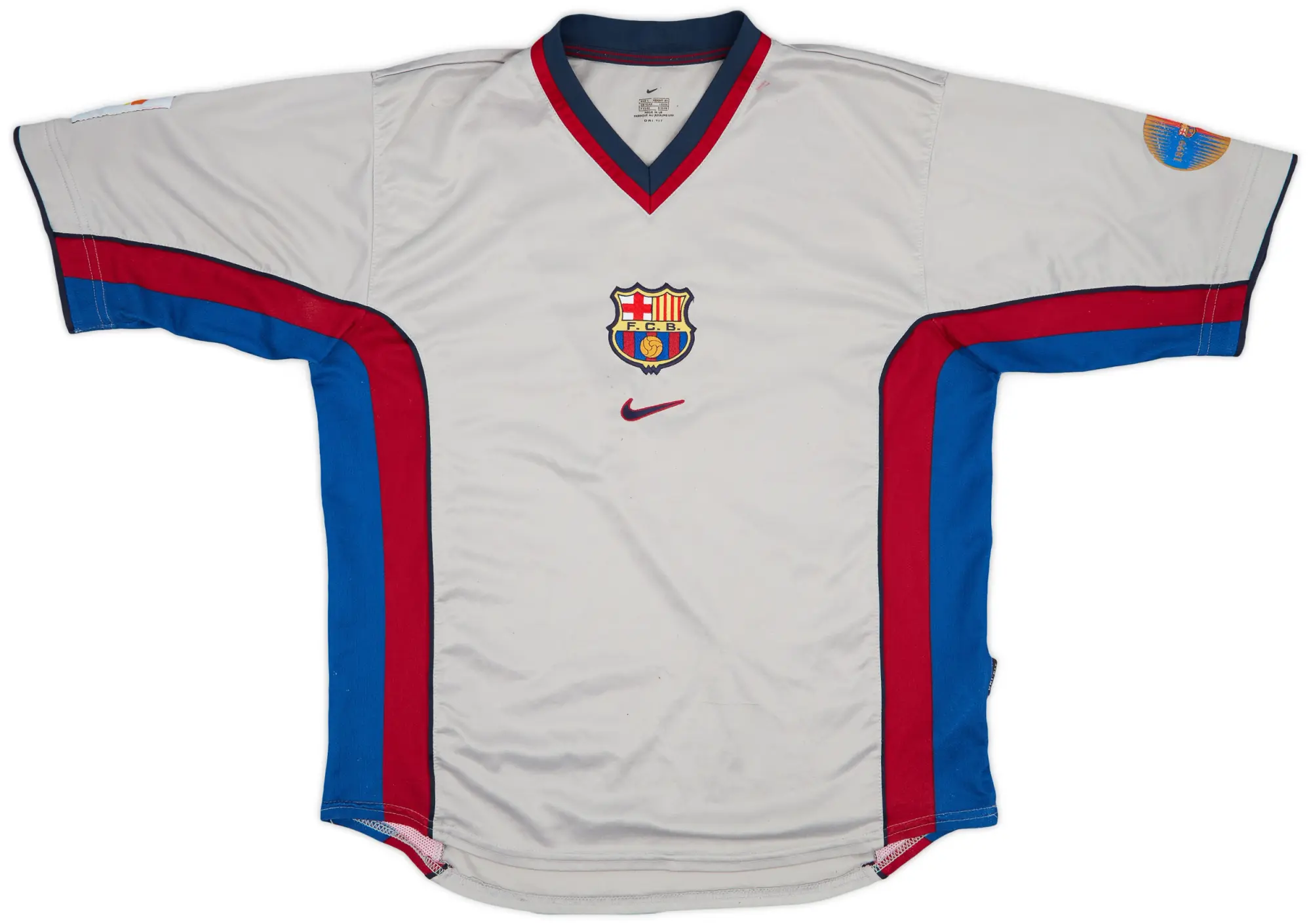 Nike 1998-01 Barcelona Away Shirt #17 - 5/10 - (L)