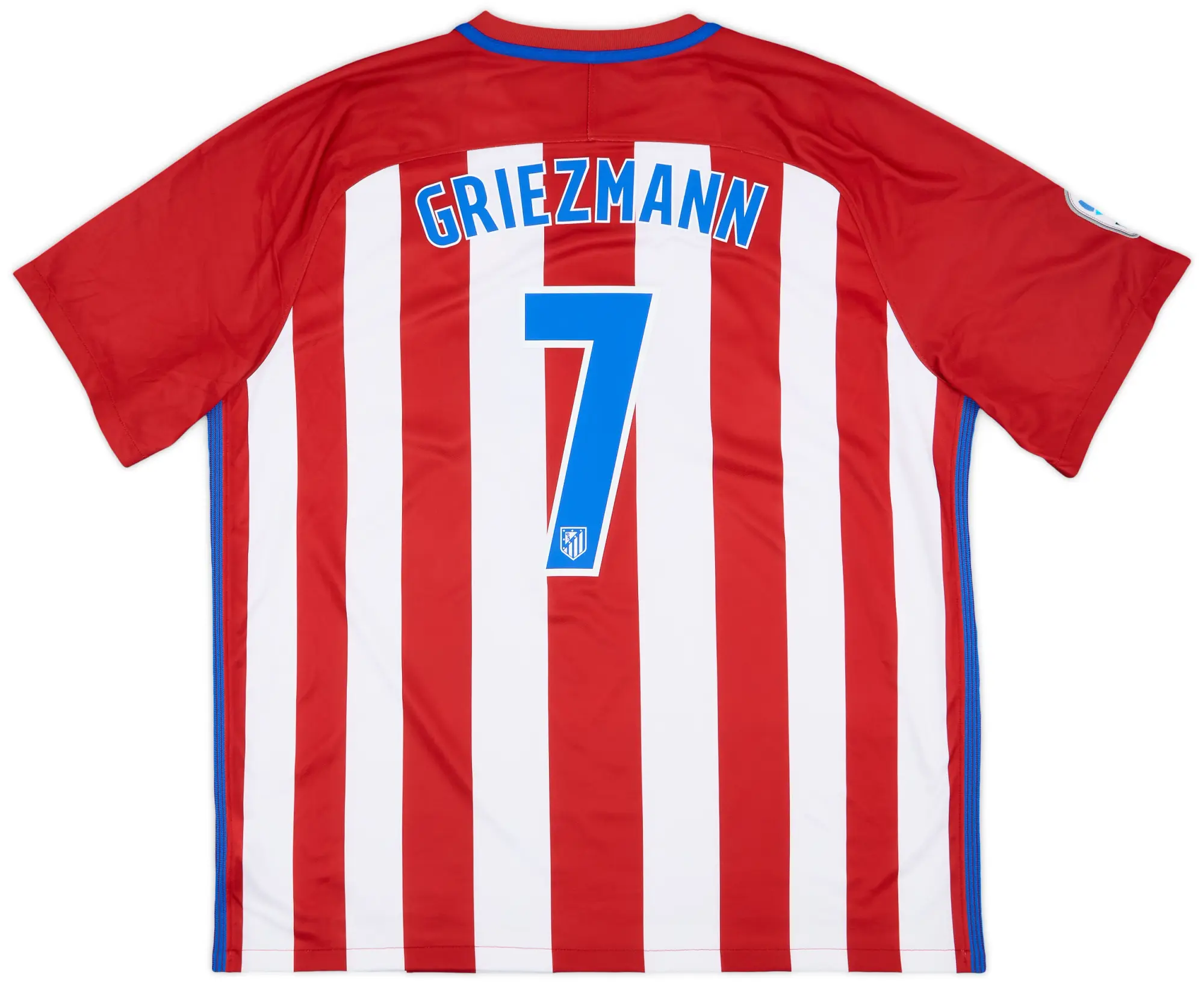 Nike 2016-17 Atletico Madrid Home Shirt Griezmann #7 - 8/10 - (XXL)