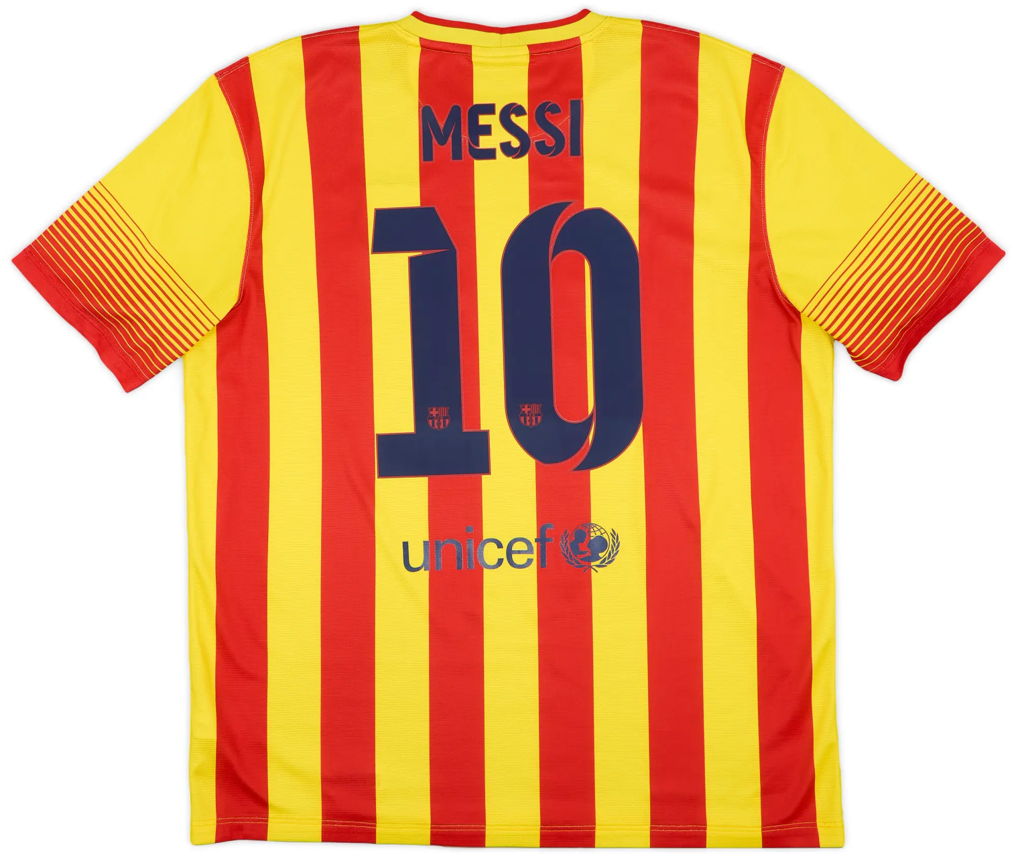 Nike 2013-15 Barcelona Away Shirt Messi #10 - 8/10 - (XL)