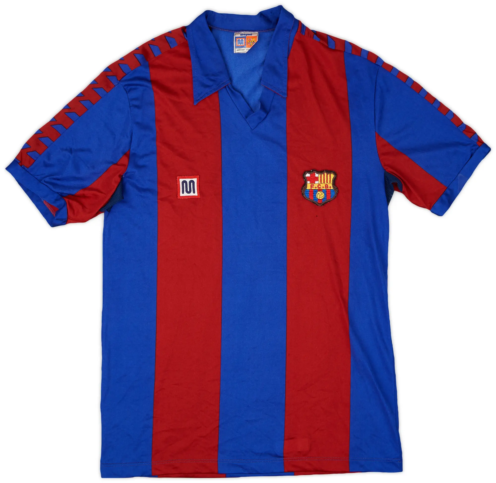 Meyba 1984-89 Barcelona Home Shirt - 6/10 - (L)