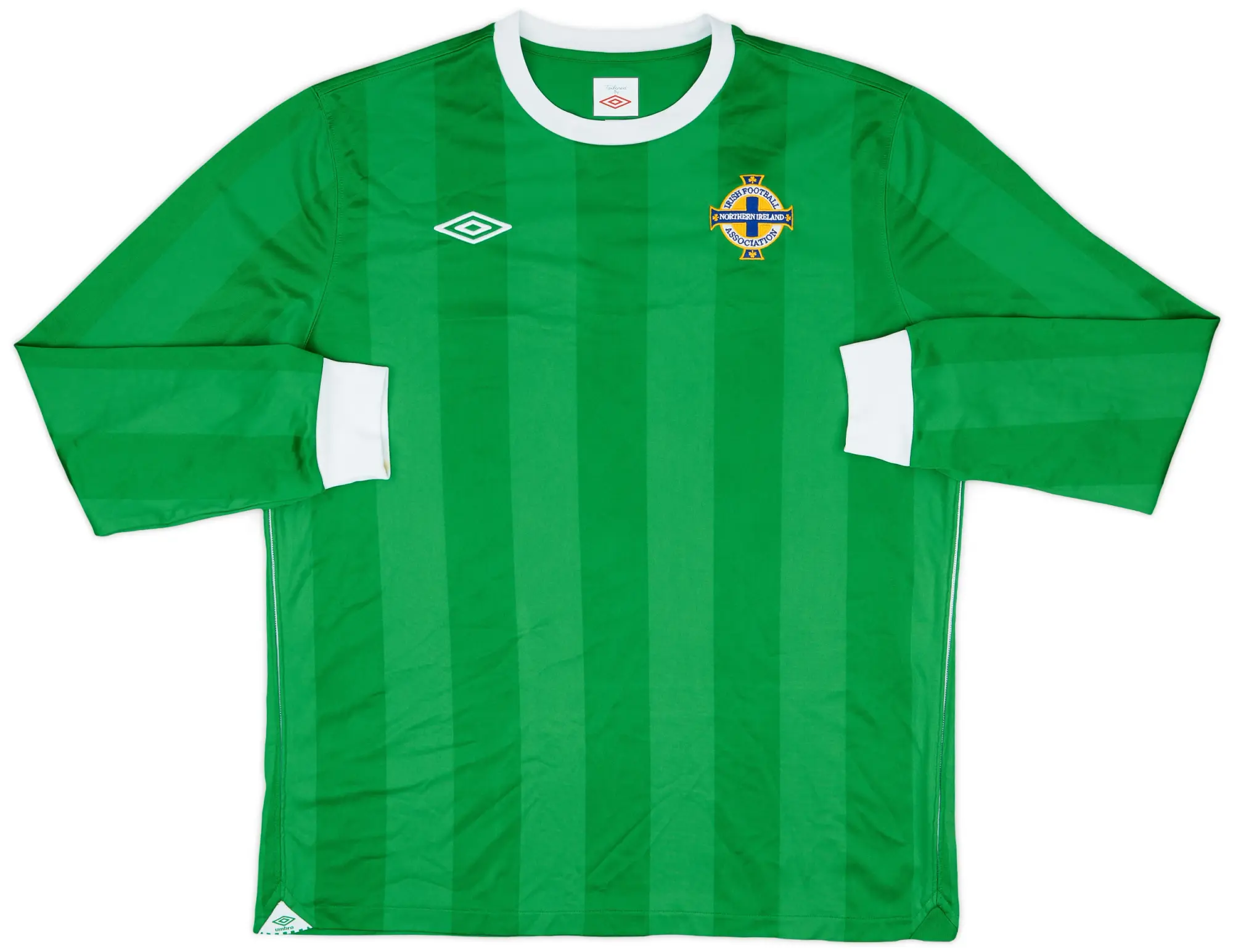 Umbro 2010-12 Northern Ireland Home L/S Shirt - 10/10 - (XL)