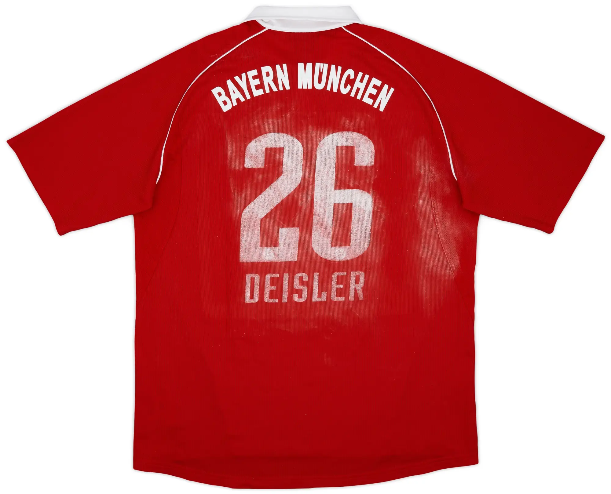 adidas 2005-06 Bayern Munich Home Shirt Deisler #26 - 4/10 - (XL)