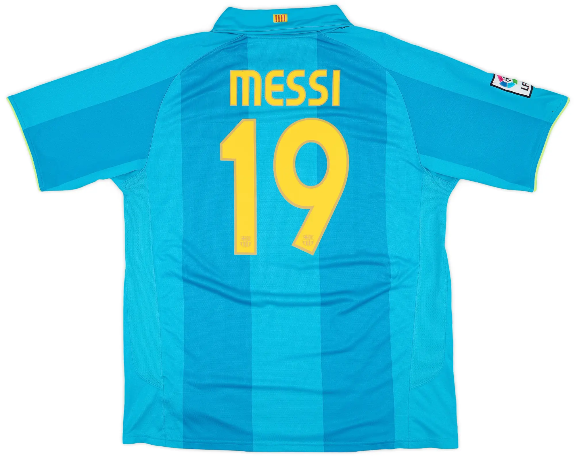 Nike 2007-09 Barcelona Away Shirt Messi #19 - 6/10 - (XL)