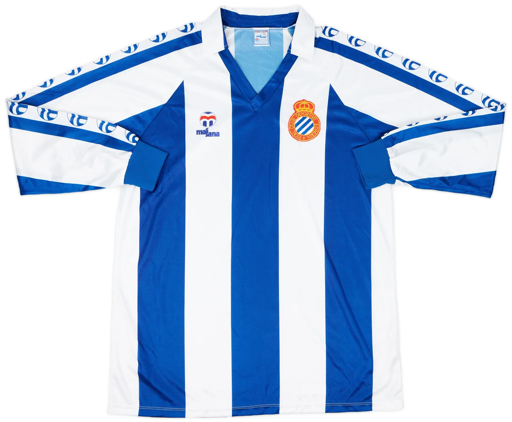 1984-89 Espanyol Home L/S Shirt - 10/10 - (XL)