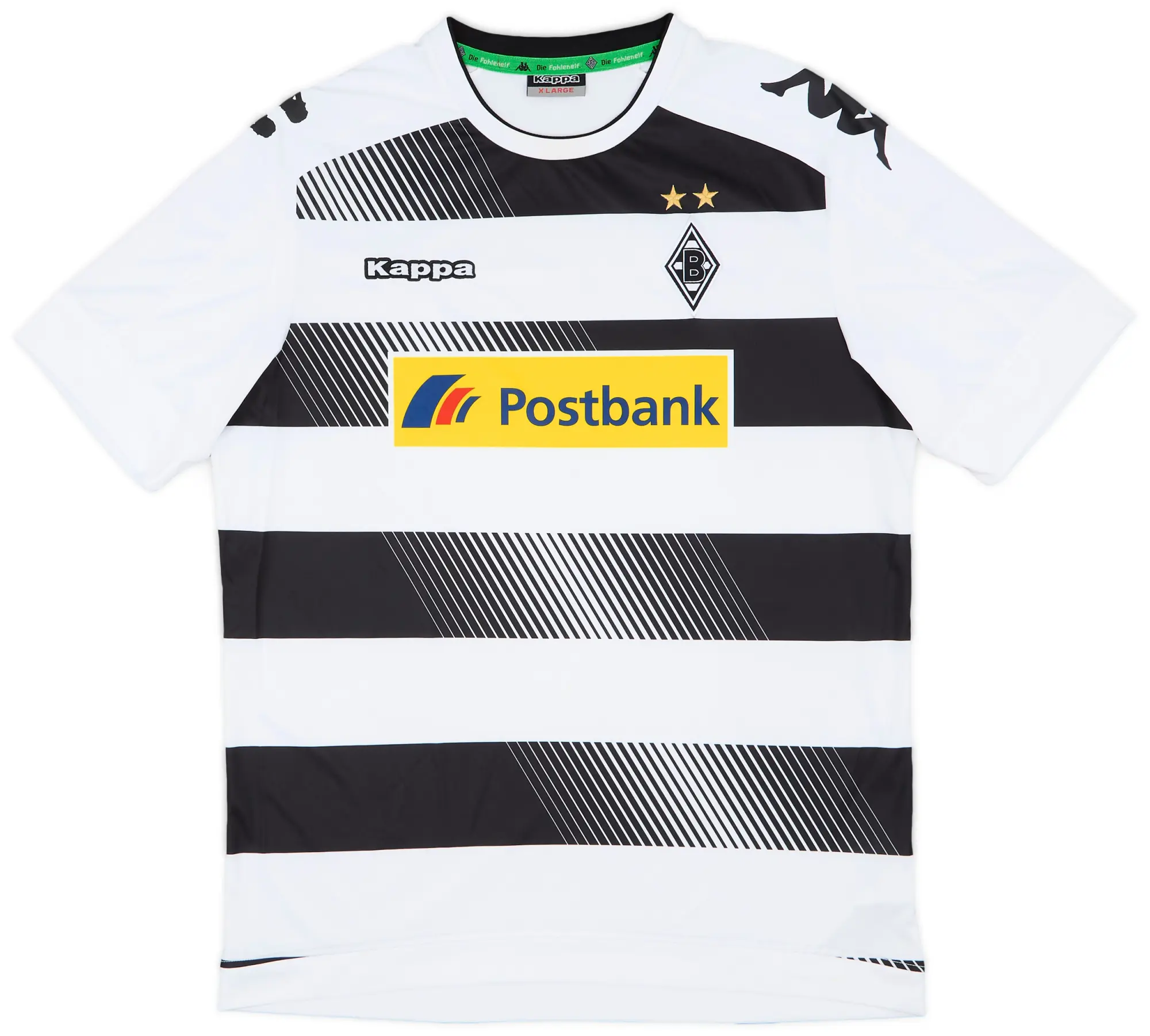 Kappa 2016-17 Borussia Monchengladbach Home Shirt - 7/10 - (XL)