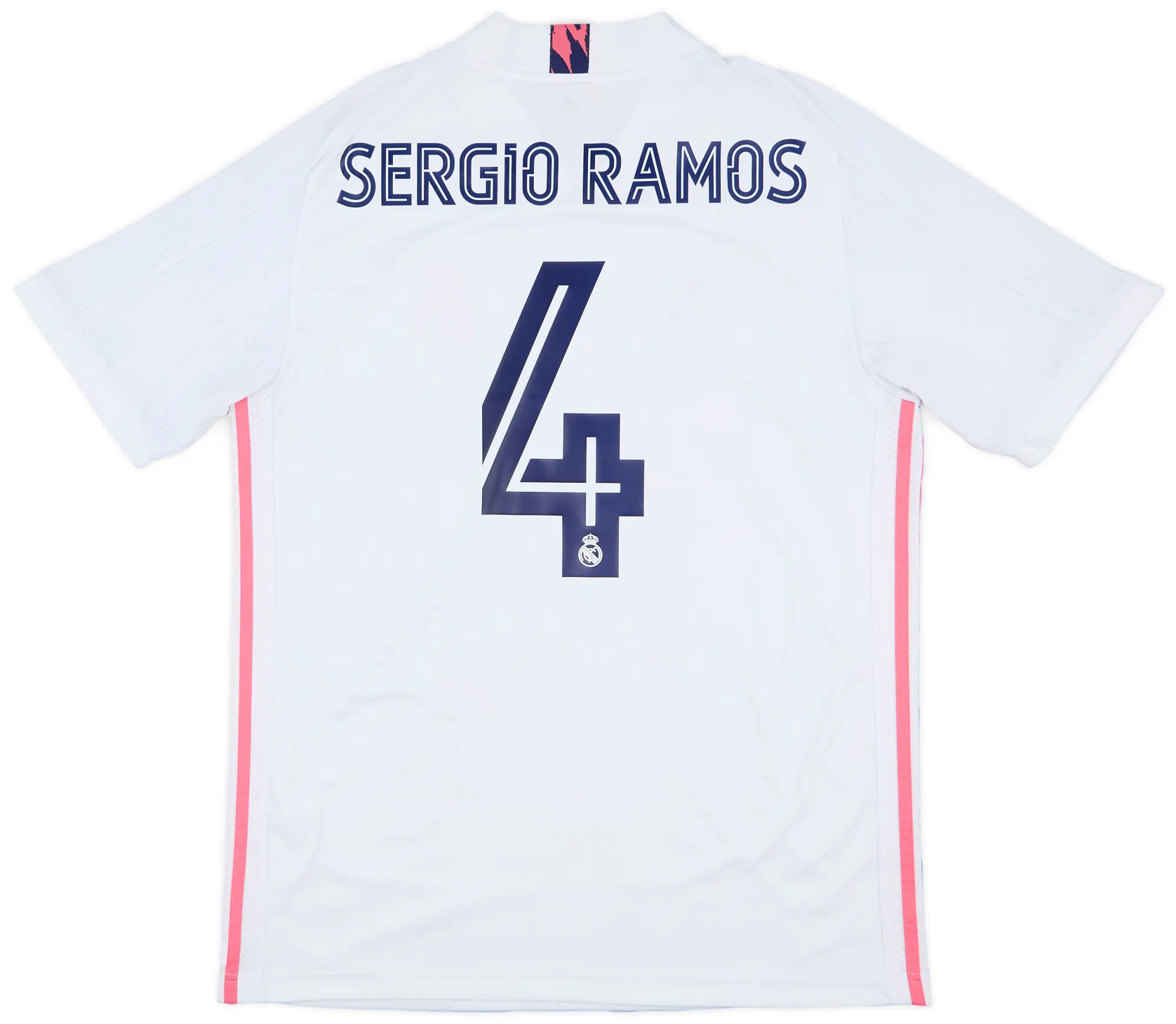 adidas 2020-21 Real Madrid Home Shirt Sergio Ramos #4 - 9/10 - (L)