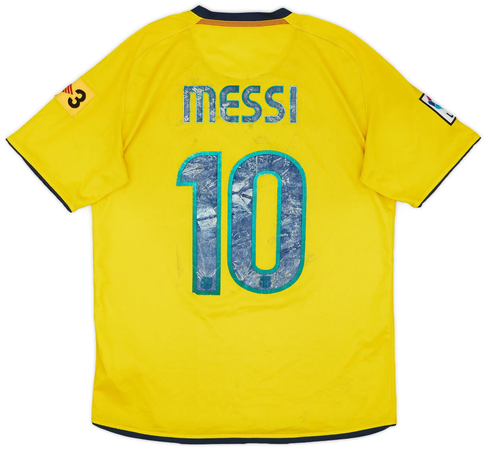 Nike 2008-10 Barcelona Away Shirt Messi #10 - 4/10 - (M)