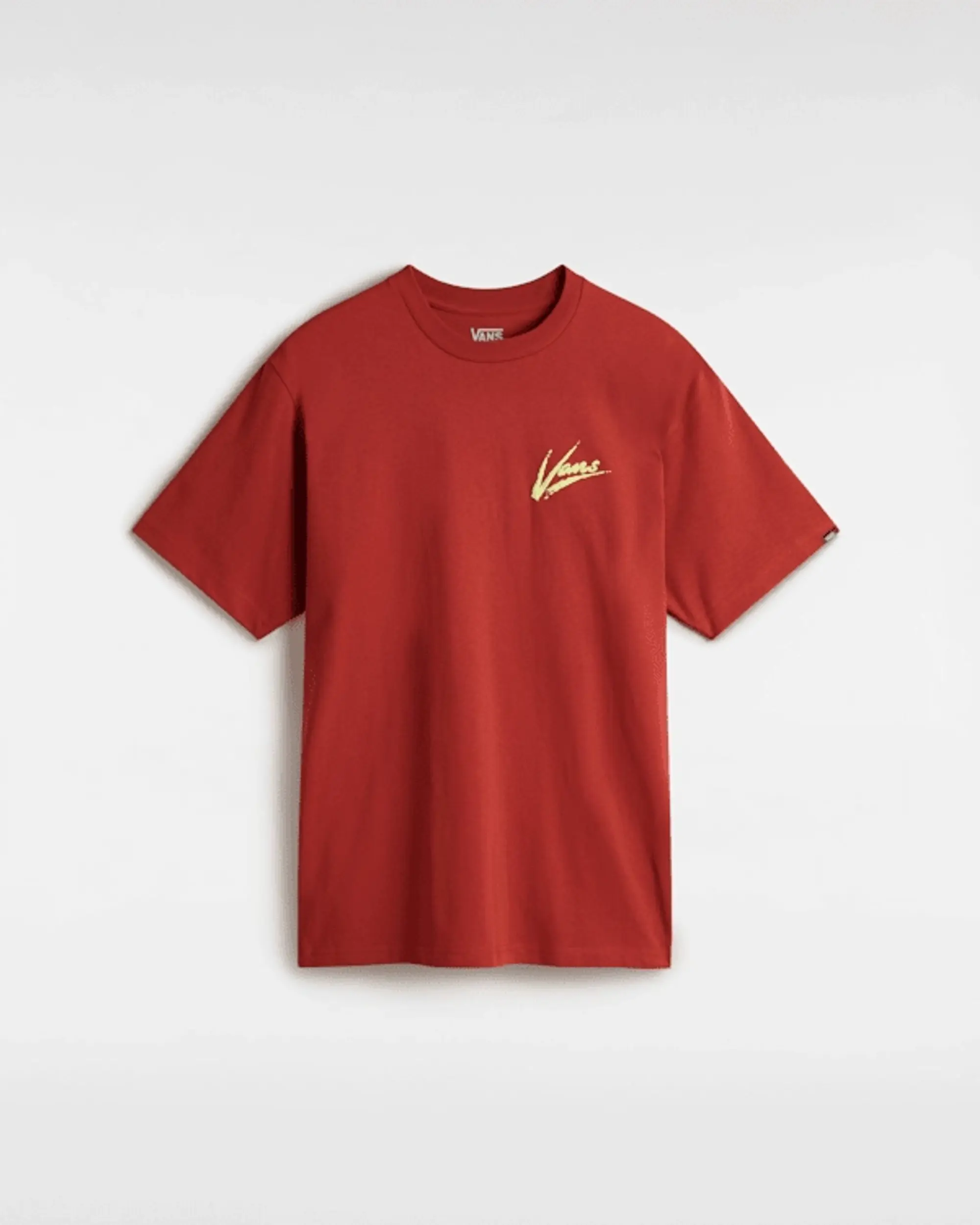 Vans - Brush Script T-Shirt, Man, Red