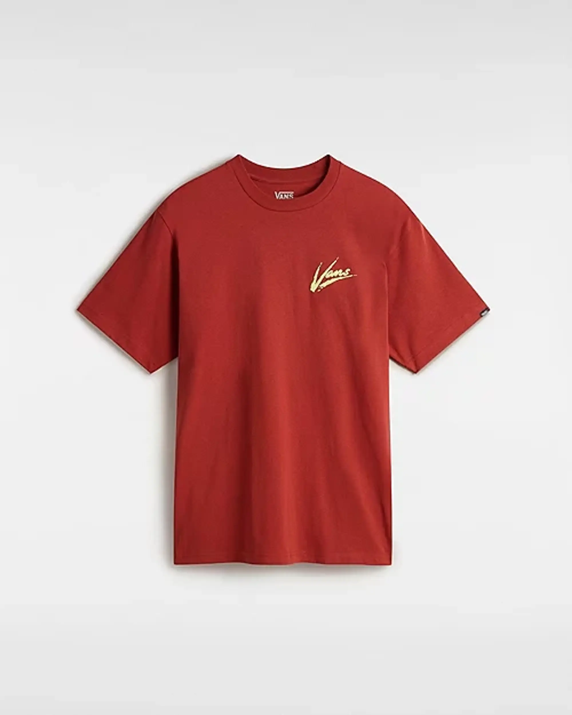 Vans - Brush Script T-Shirt, Man, Red