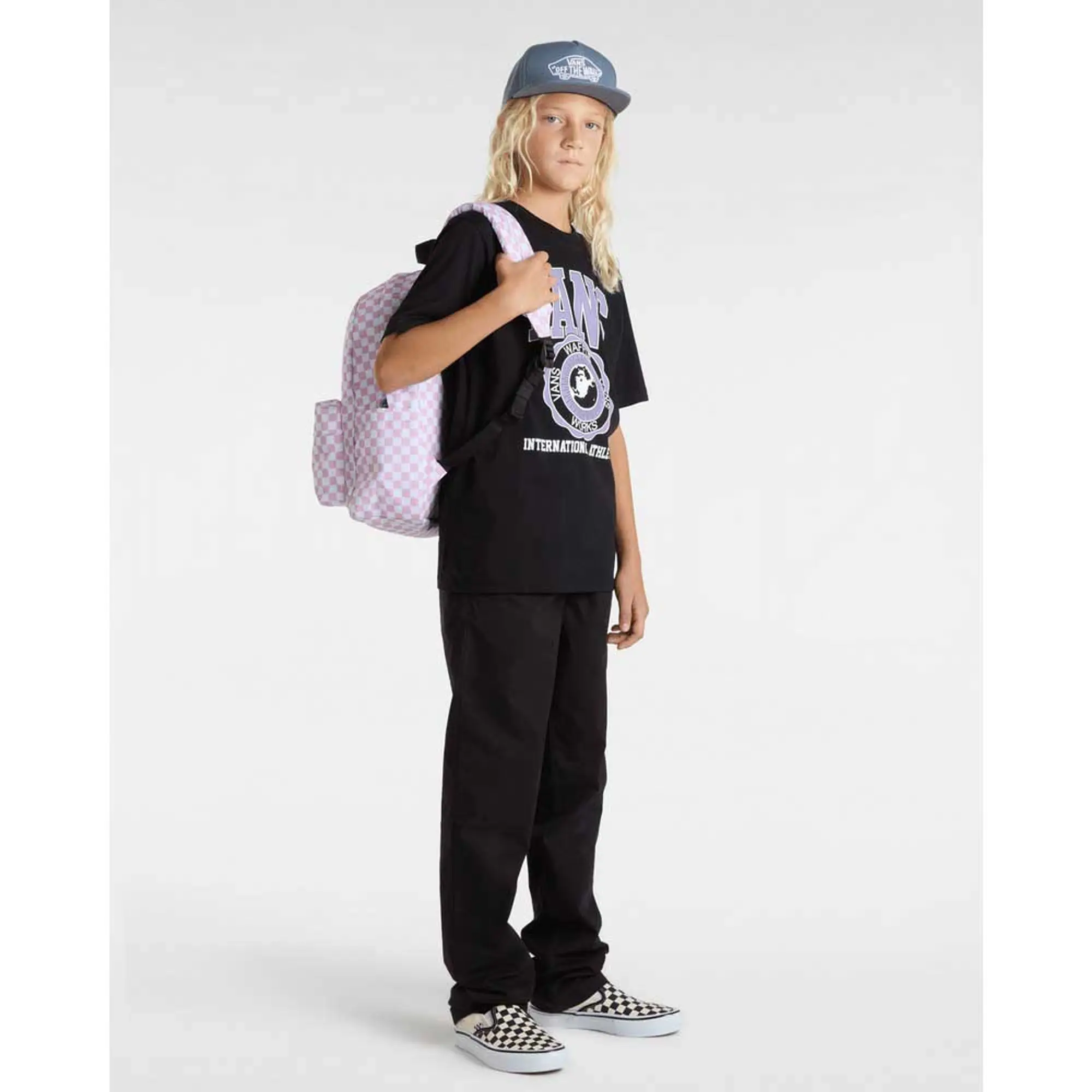 Vans - Kids Inter V T-Shirt (8-14 Years), Black
