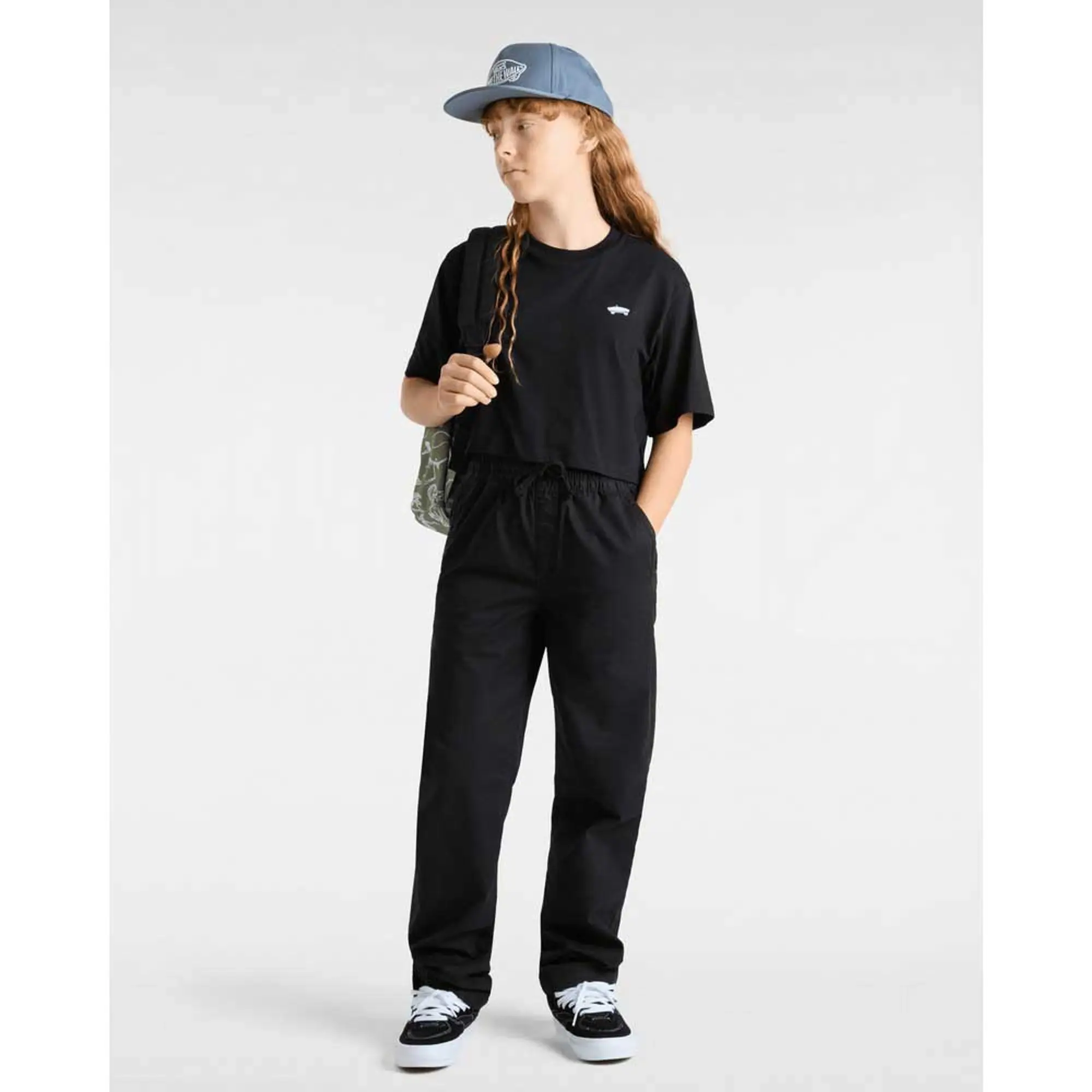 Vans - Kids Salton Crop T-Shirt (8-14 Years), Black