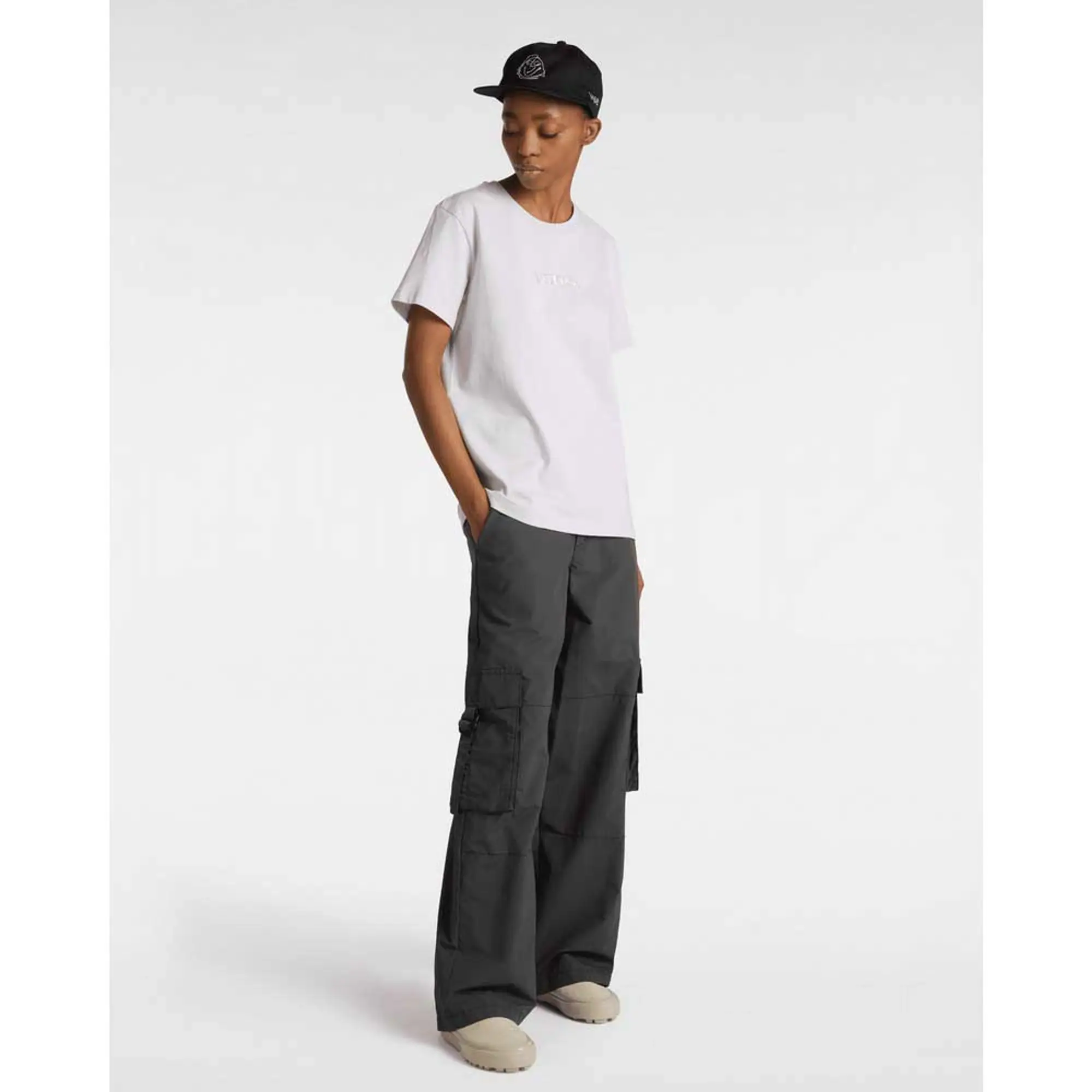 Vans - Essential T-Shirt, Woman, Grey
