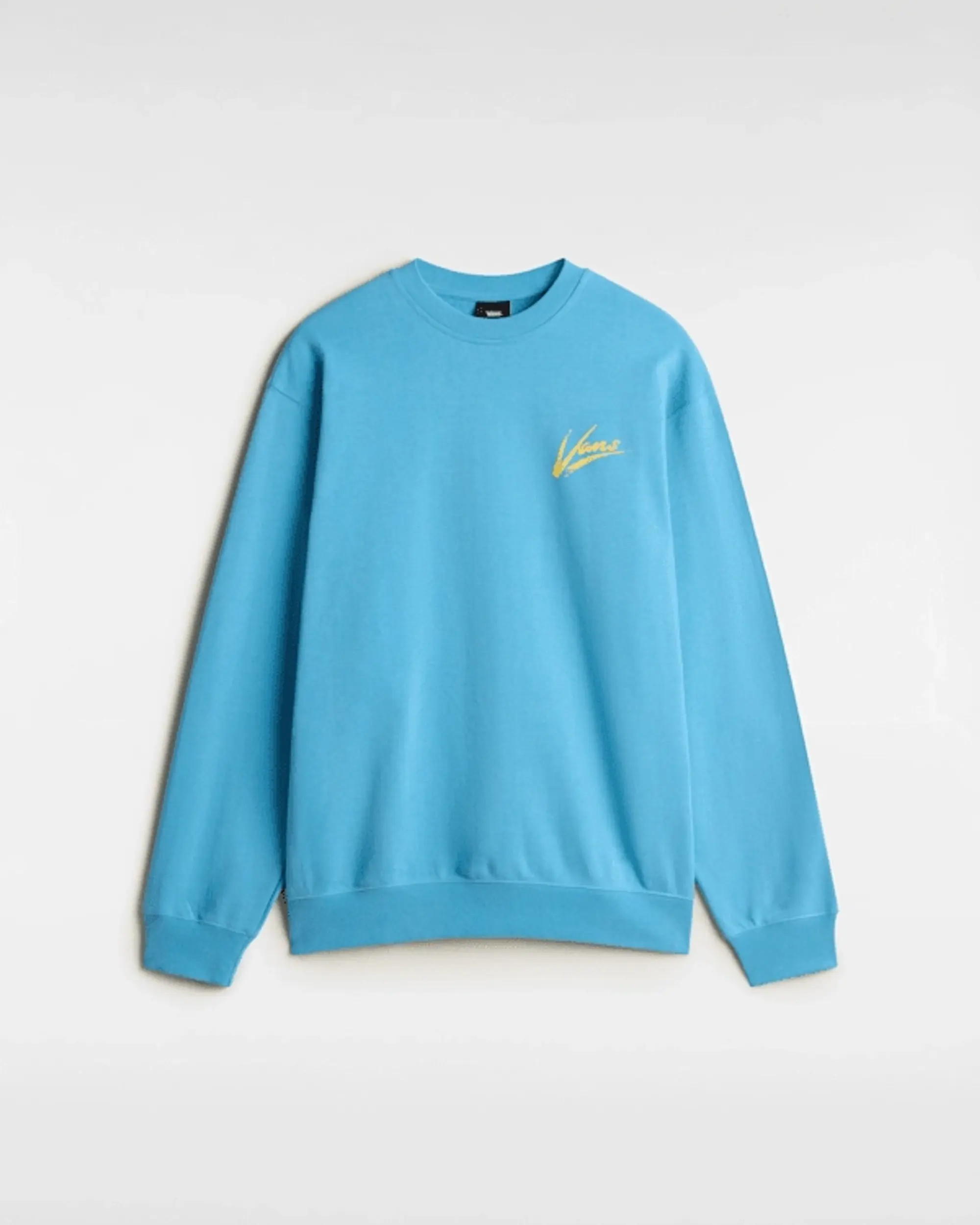 Vans - Brush Script Ii Crew Sweatshirt, Man, Blue