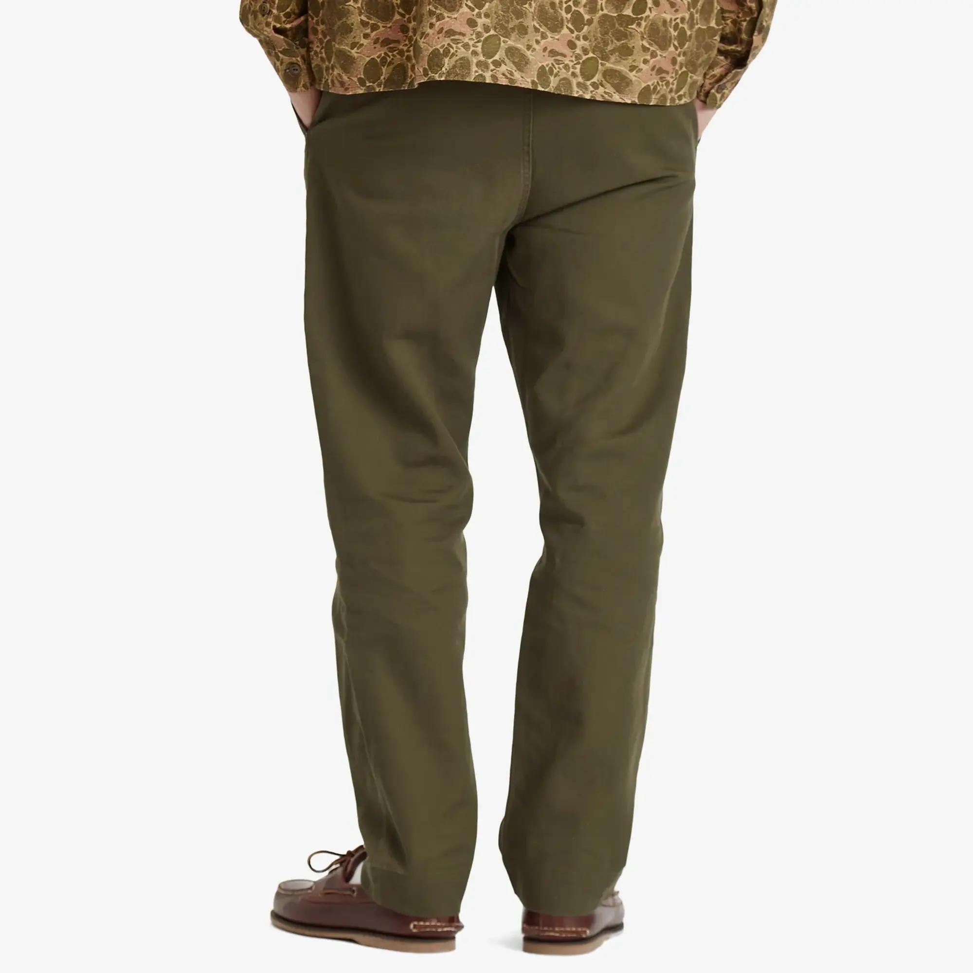 Kestin Men's Inverness Cotton Twill Trousers Fern Green