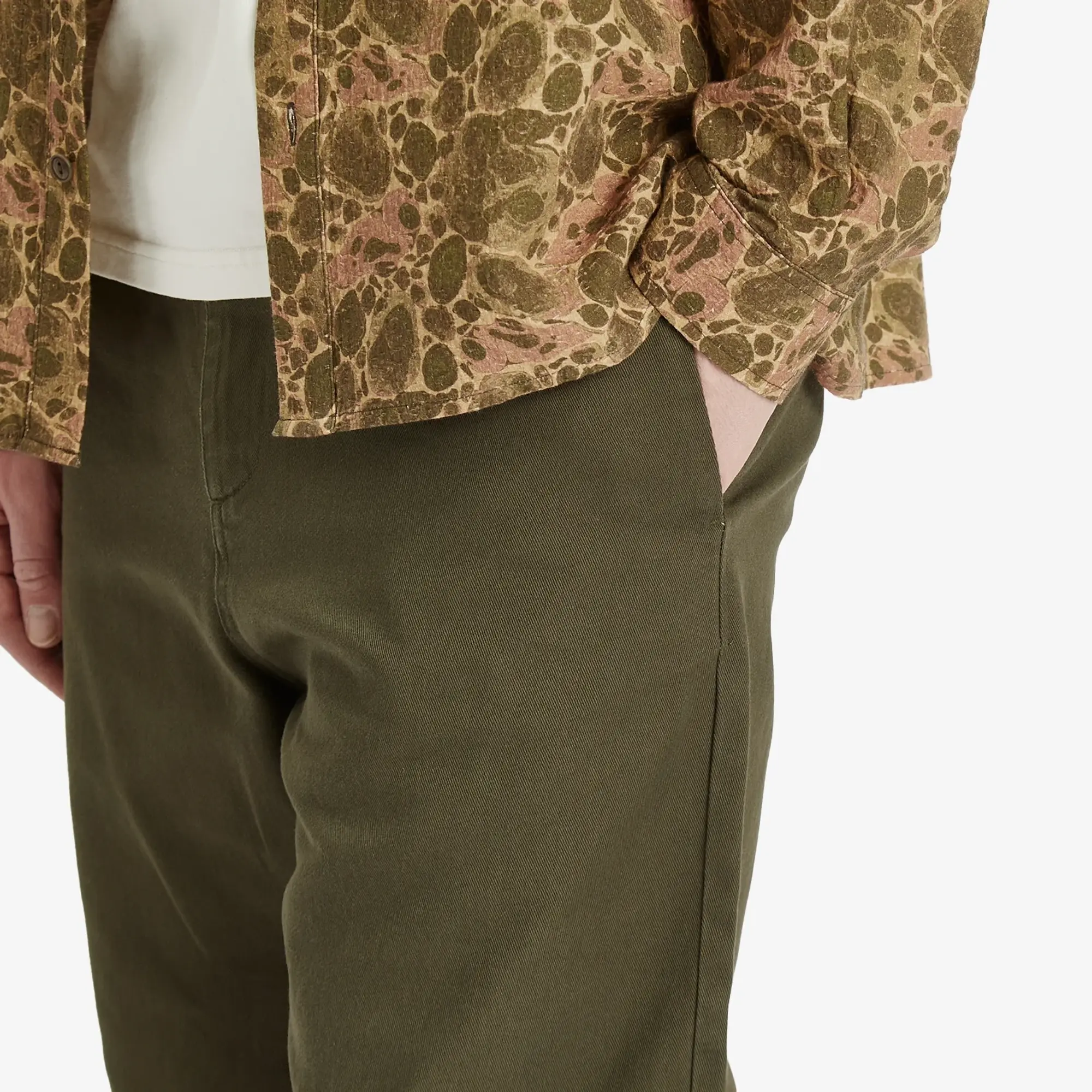 Kestin Men's Inverness Cotton Twill Trousers Fern Green