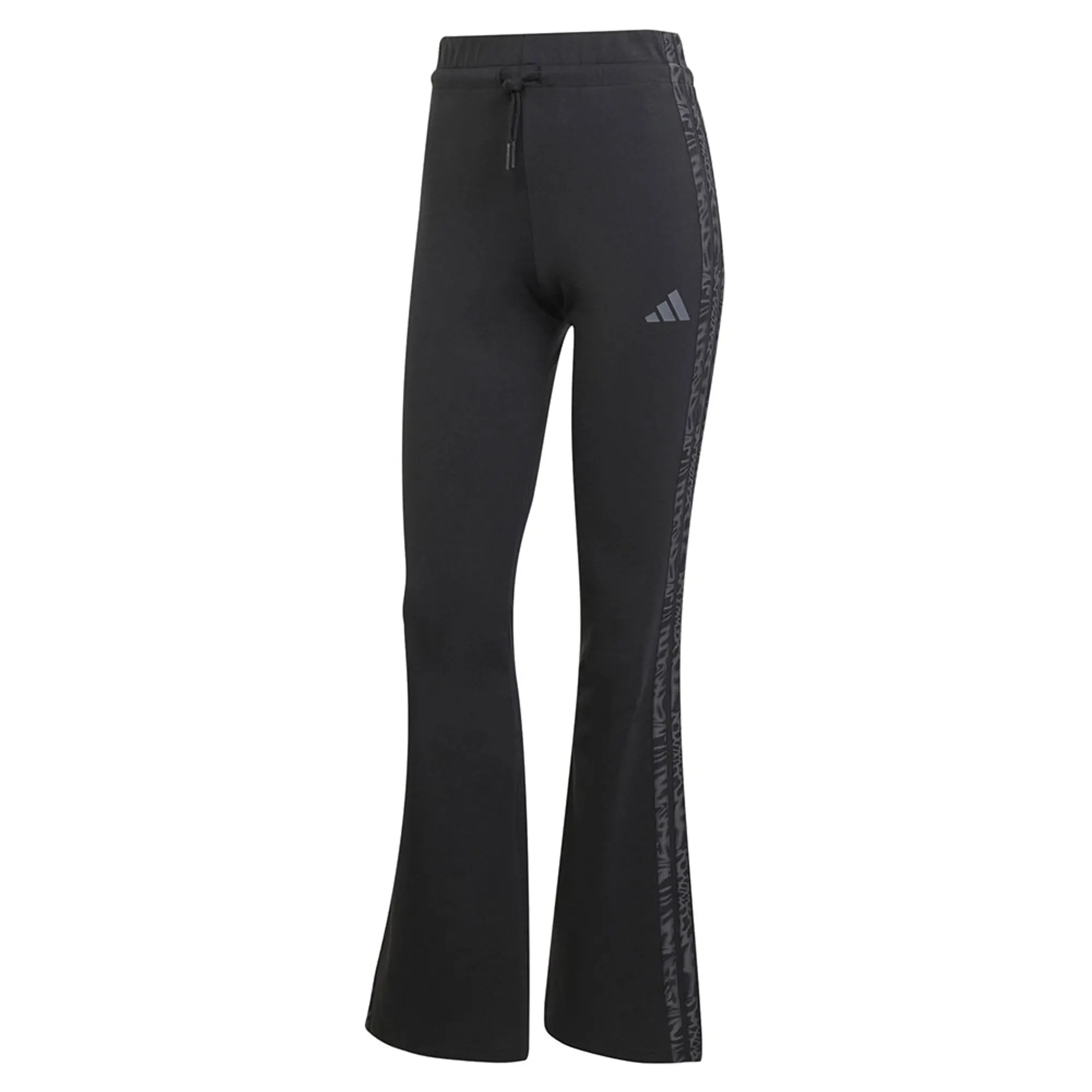 Adidas Essentials 3 Stripes Print Cotton Leggings