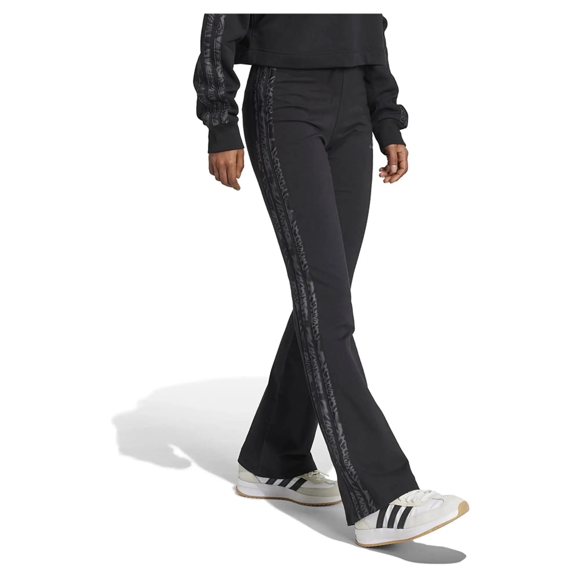 Adidas Essentials 3 Stripes Print Cotton Leggings