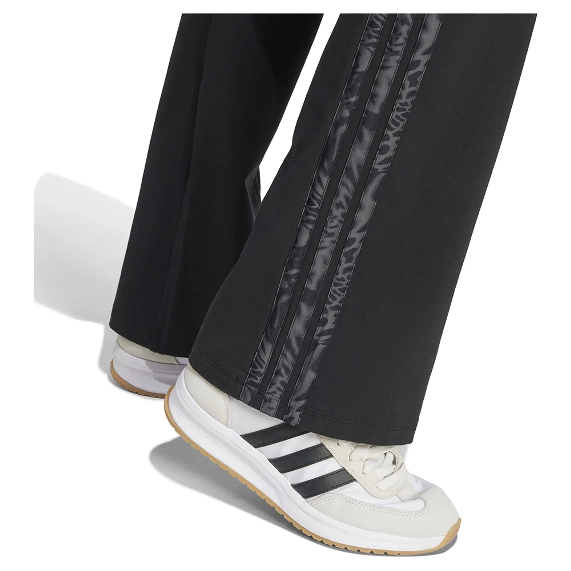 Adidas Essentials 3 Stripes Print Cotton Leggings