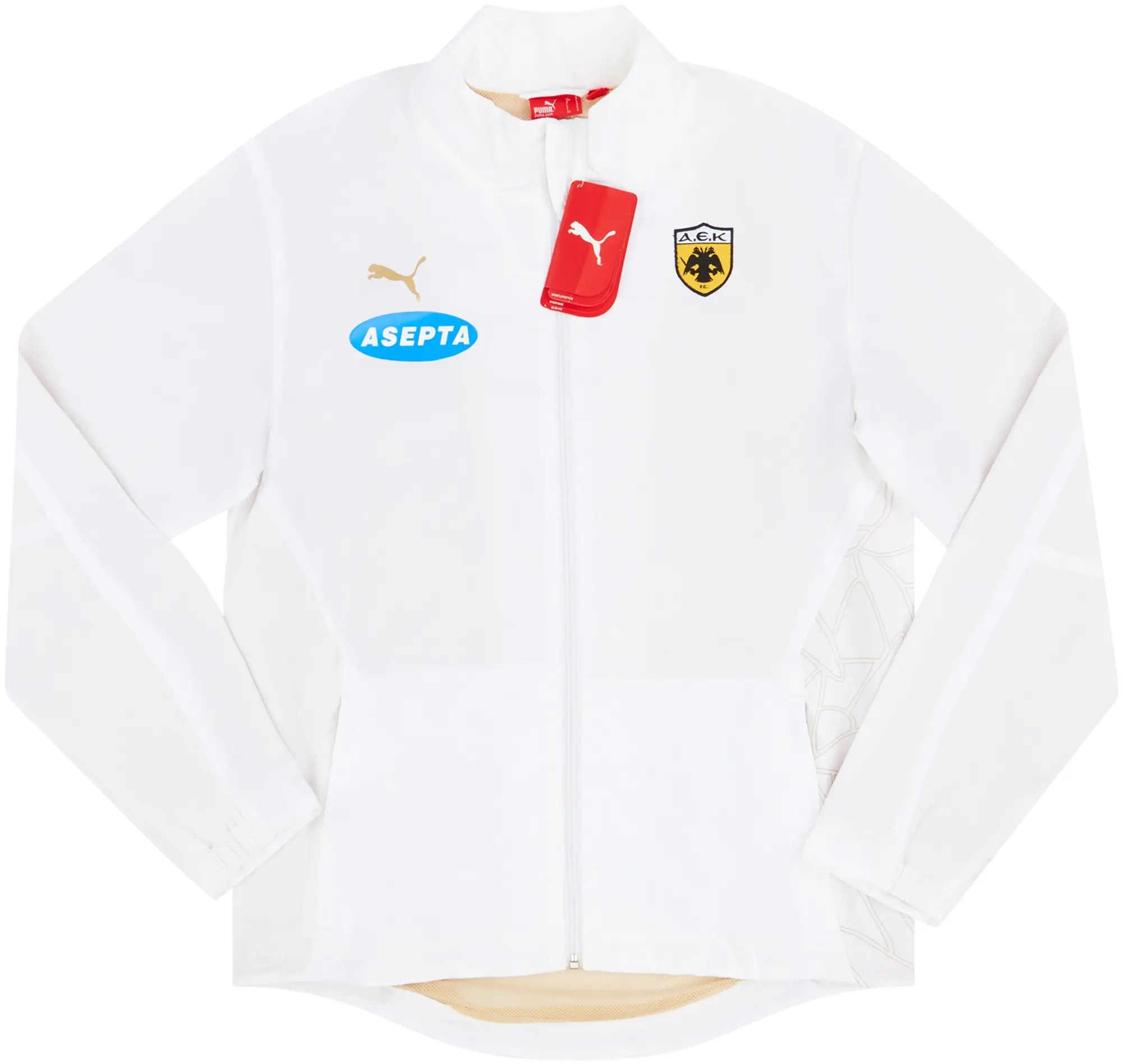 2009-10 AEK Athens Puma Training Woven Jacket S