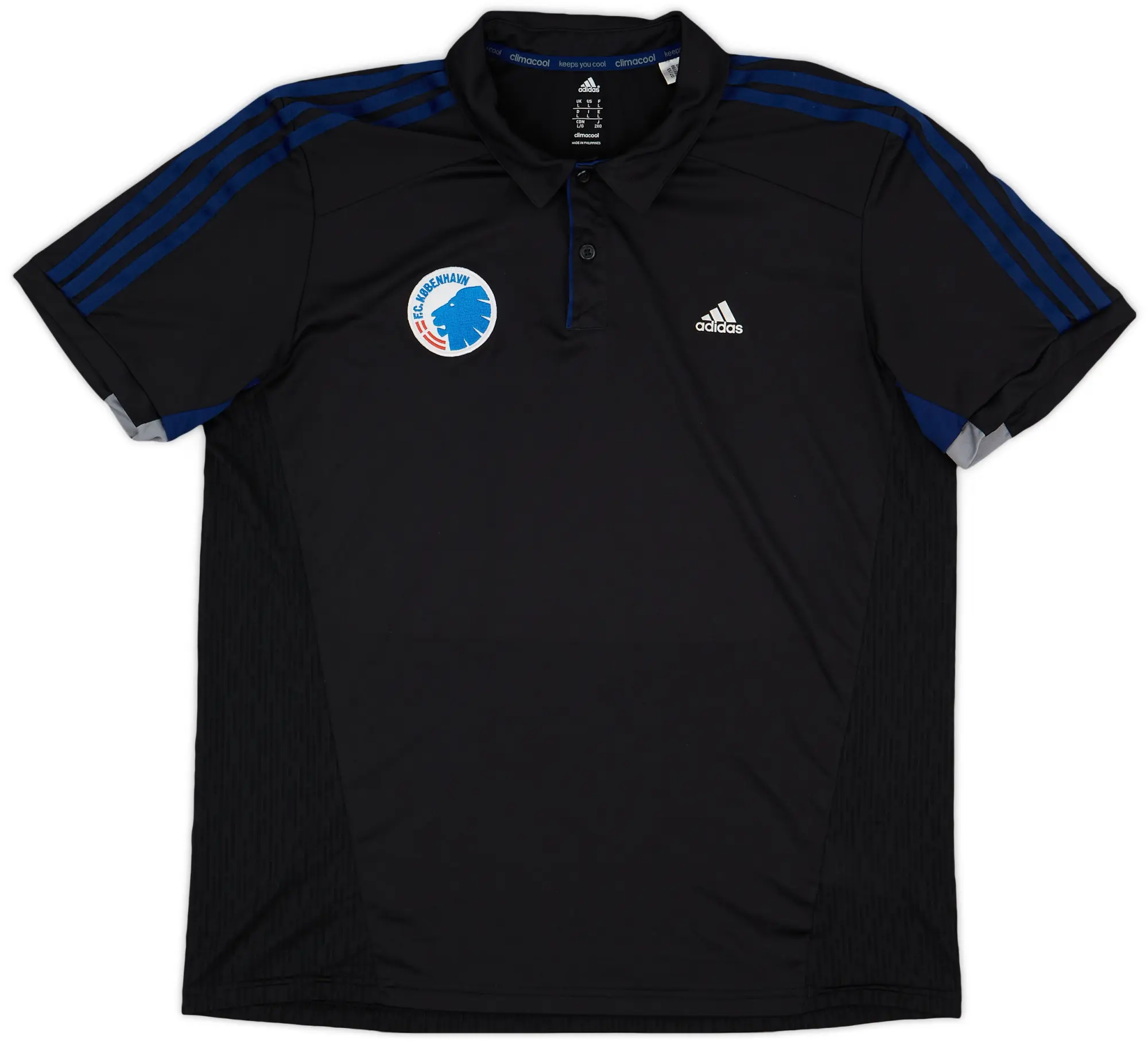 2013-14 FC Copenhagen adidas Polo Shirt - 9/10 - (L)