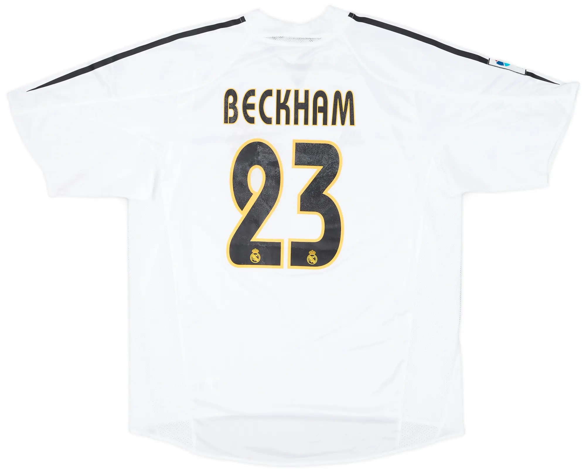 adidas 2004-05 Real Madrid Home Shirt Beckham #23 (L)