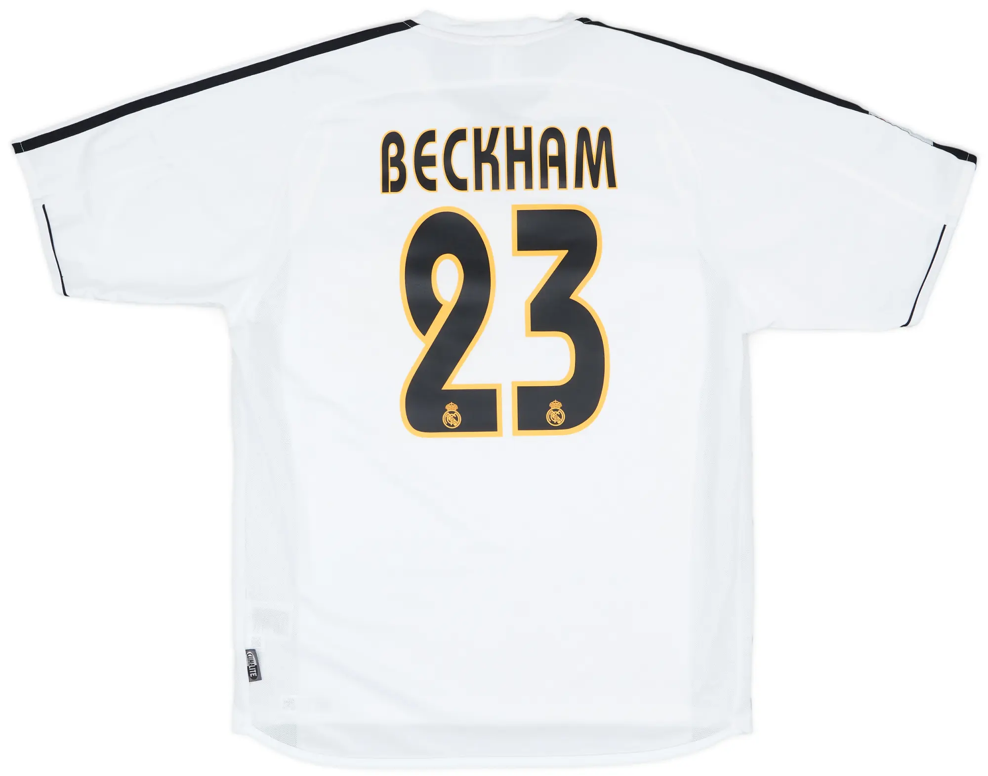 adidas 2003-04 Real Madrid Home Shirt Beckham #23 - 7/10 - (M)